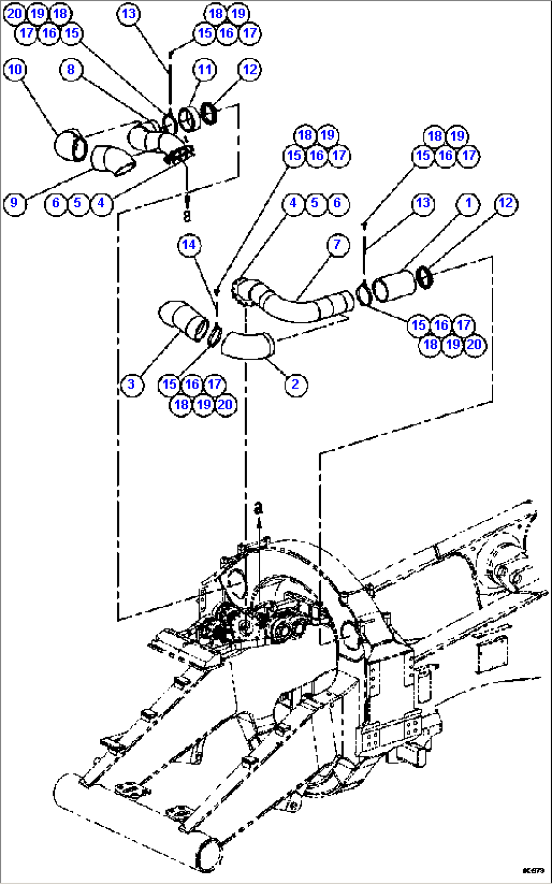 EXHAUST PIPING ( 1/2)