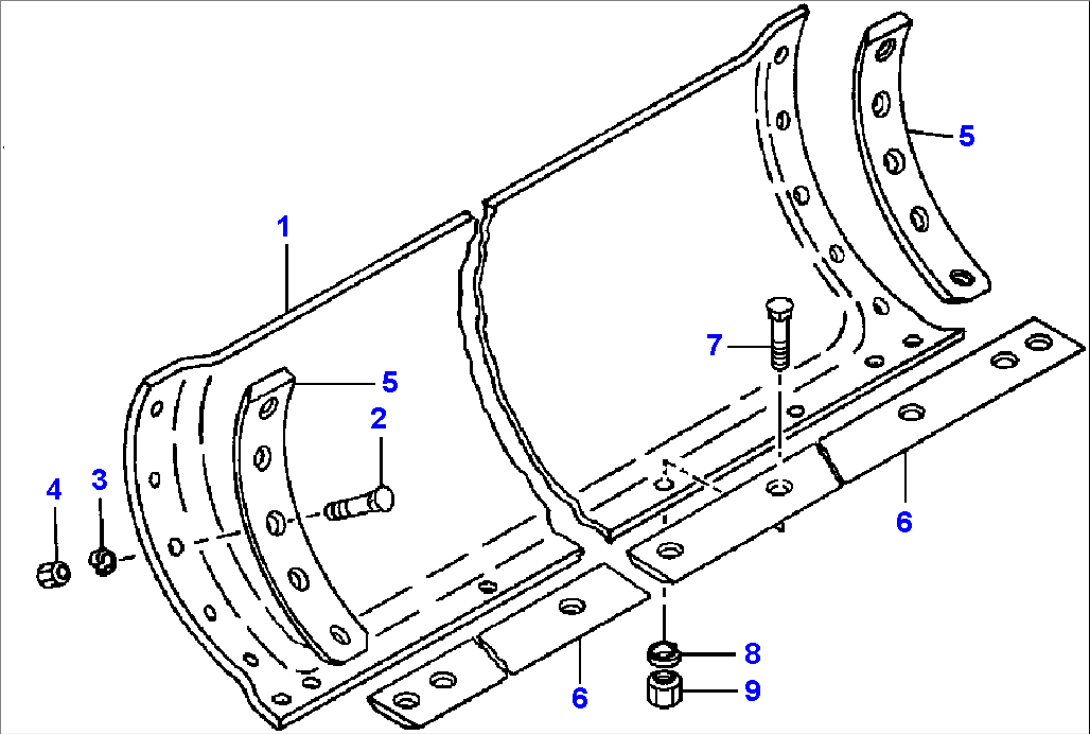 FIG. T5500-01A1 7/8 INCH MOLDBOARD