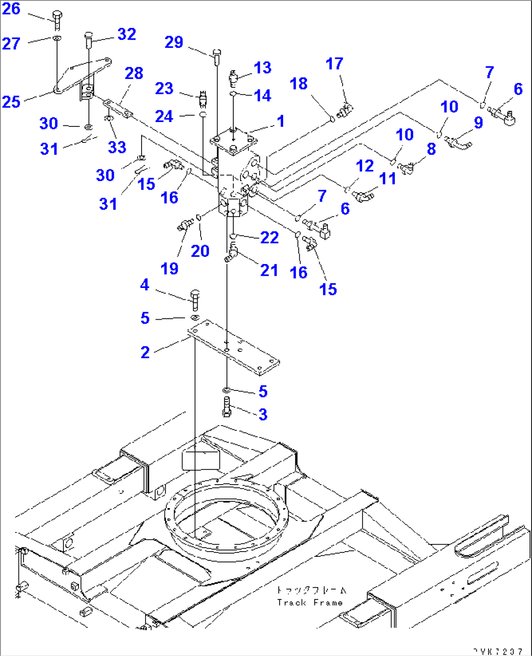 SWIVEL JOINT (MOUNTING PARTS)(#1220-)