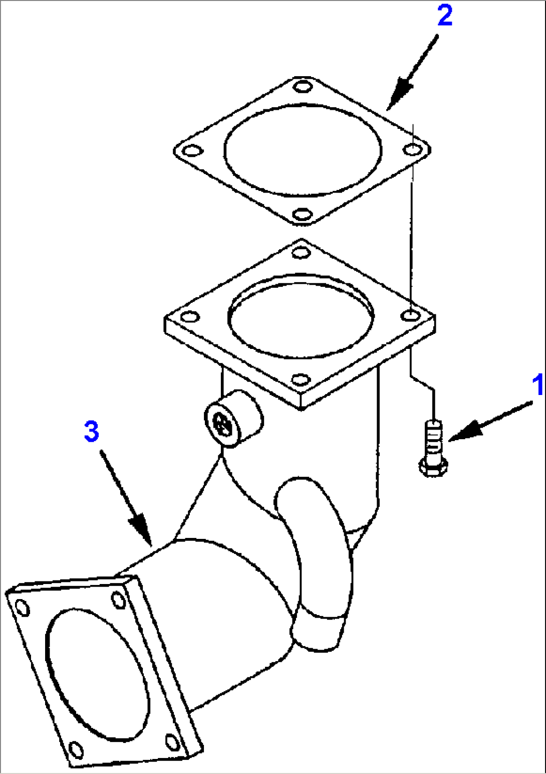 FIG. A5106-A7A2 WATER INLET CONNECTION