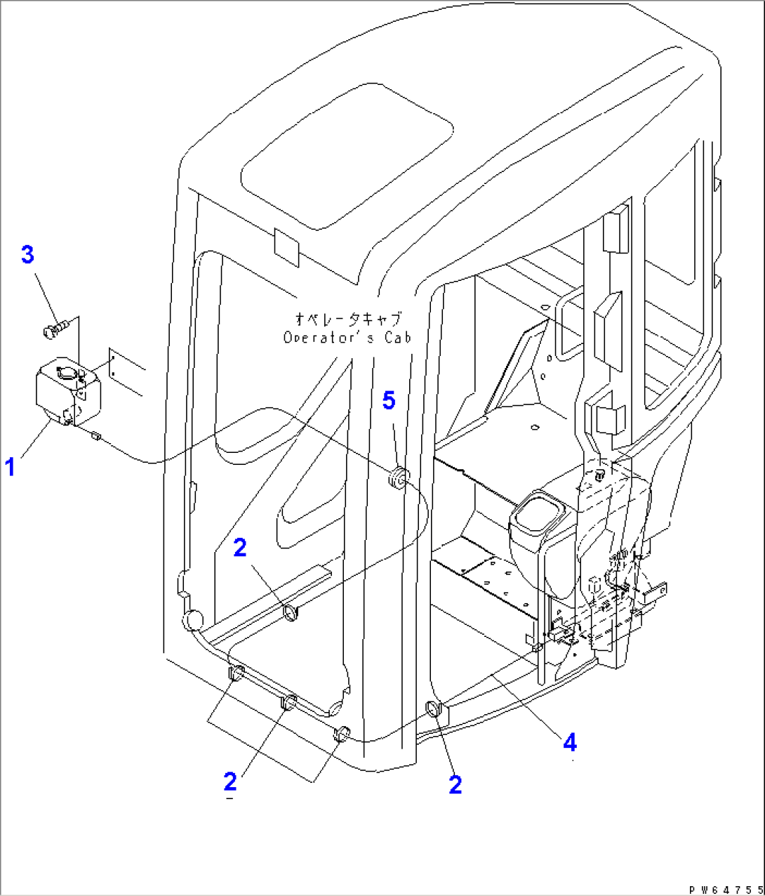 WINDOW WASHER (FOR CAB)