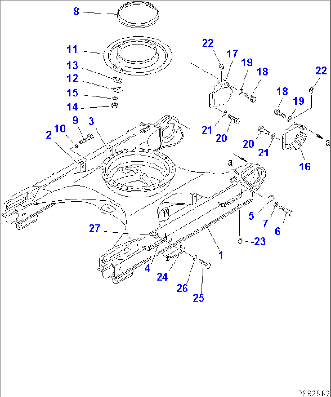 TRACK FRAME (EC SAFETY REGULATION)(#K20407-)