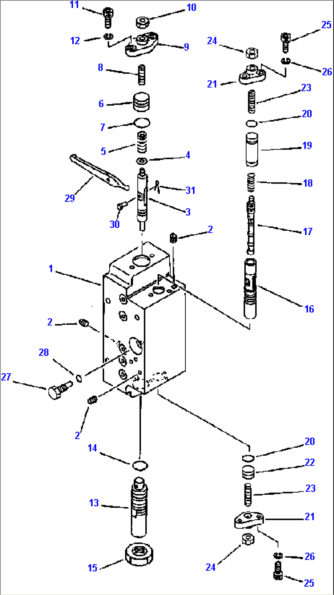 FIG NO. 6011 LOADER PUMP (SERVO VALVE, REAR 2/2) (11/11)