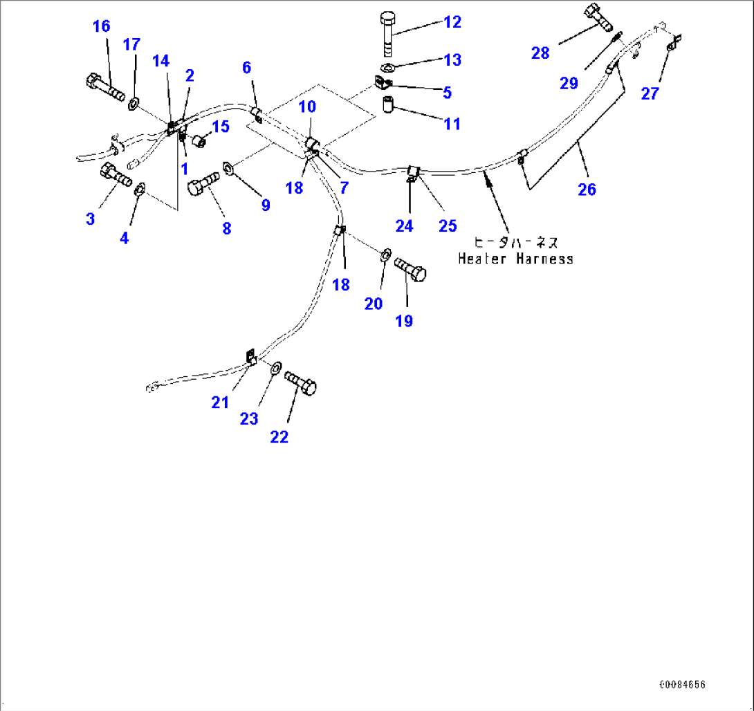 Electric Wiring Harness, Heater Wiring Harness (#20003-20010)