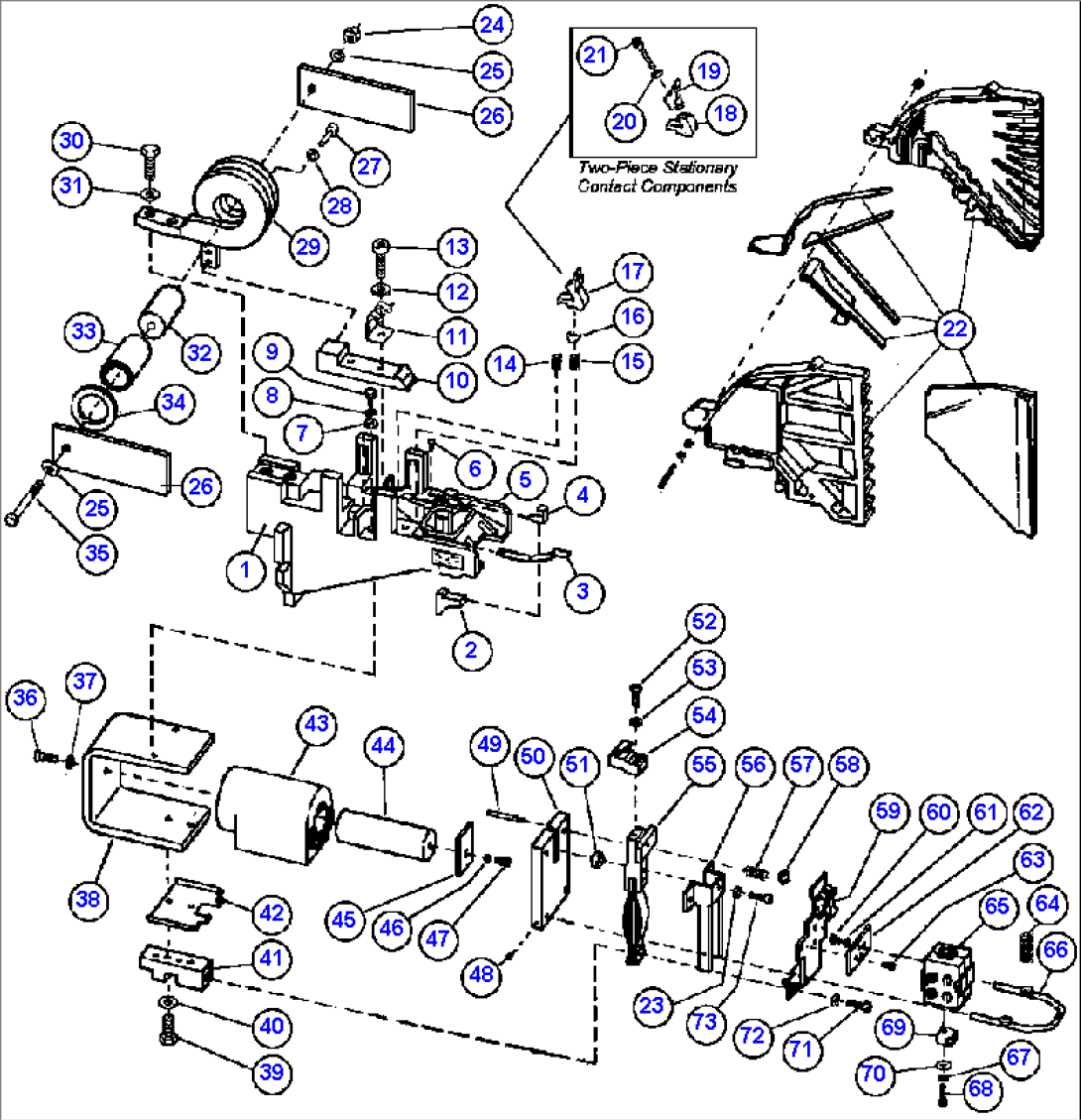 CONTACTOR ASSEMBLY - R.P. (GE0647)