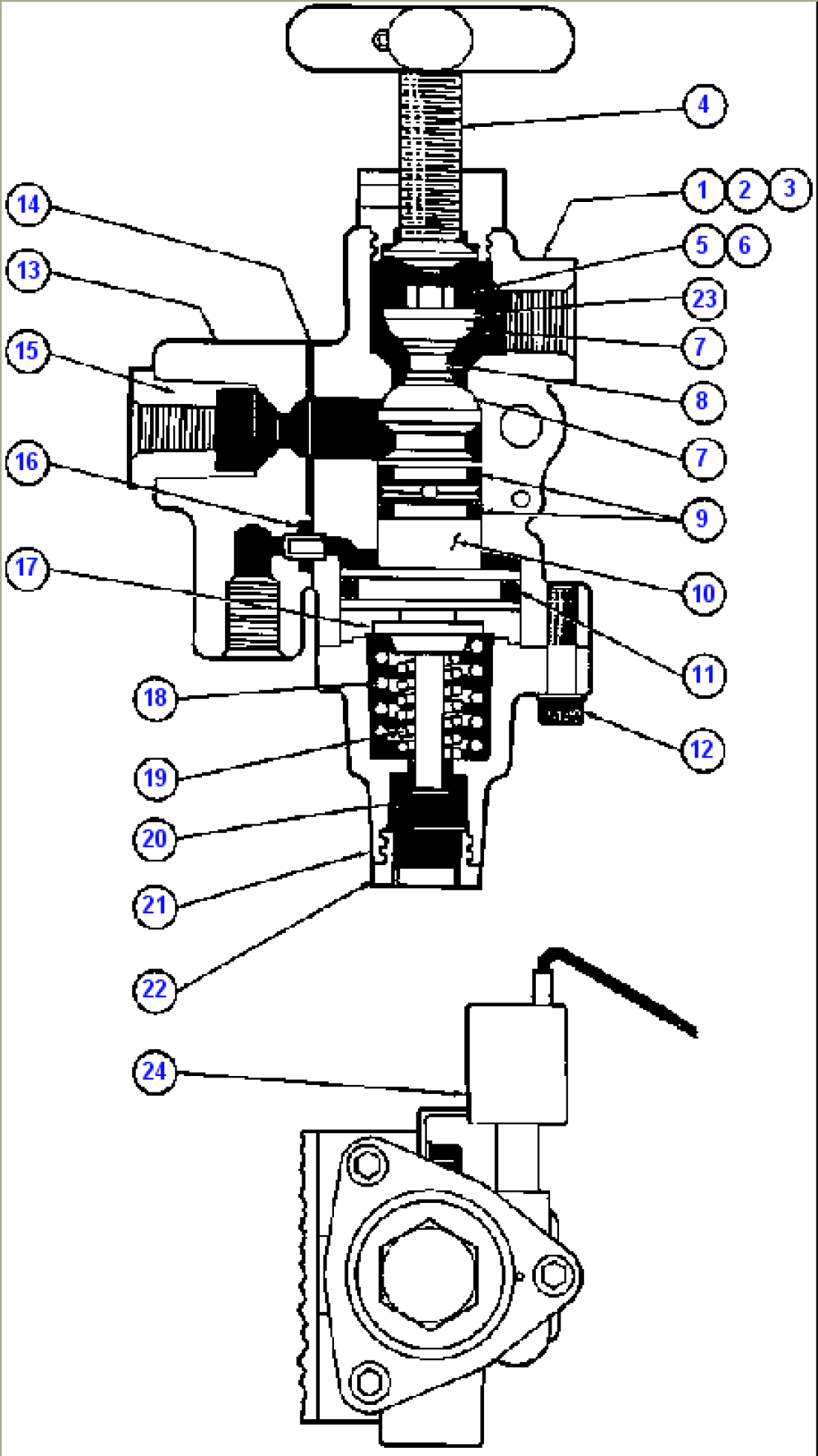 AIR TANK DRAIN VALVE ASSM (PB4774)