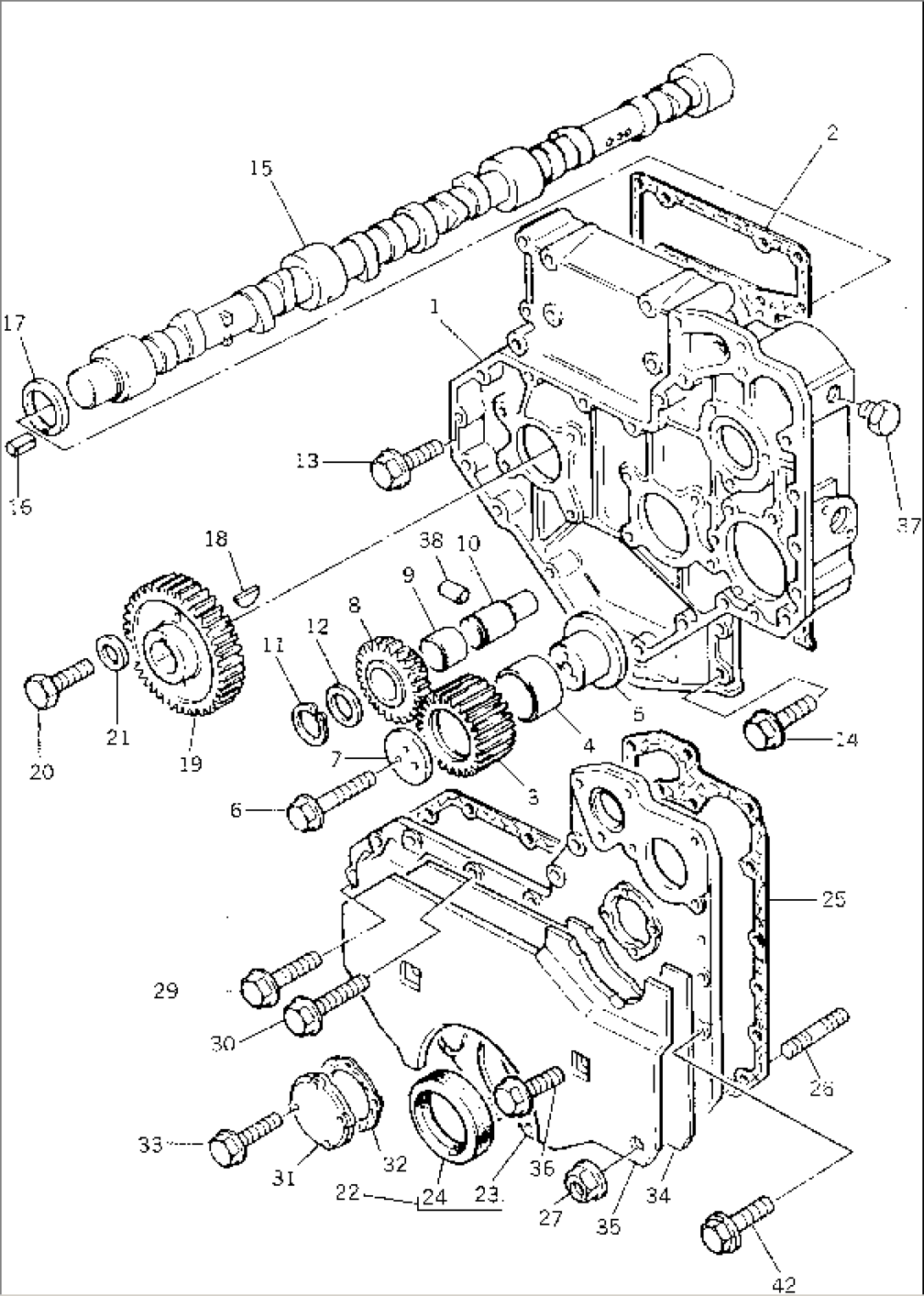 TIMING GEAR AND CAMSHAFT