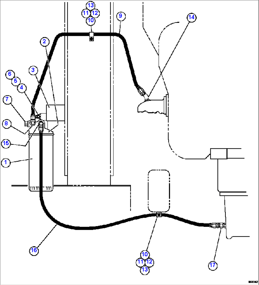 ENGINE BY-PASS FILTER PIPING & INSTL