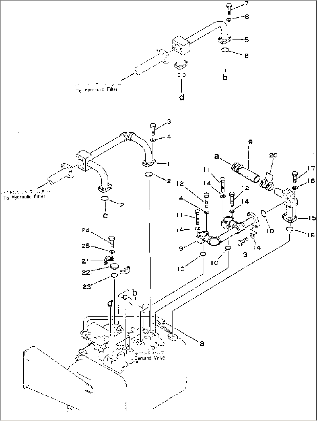 DEMAND VALVE TO TANK PIPING