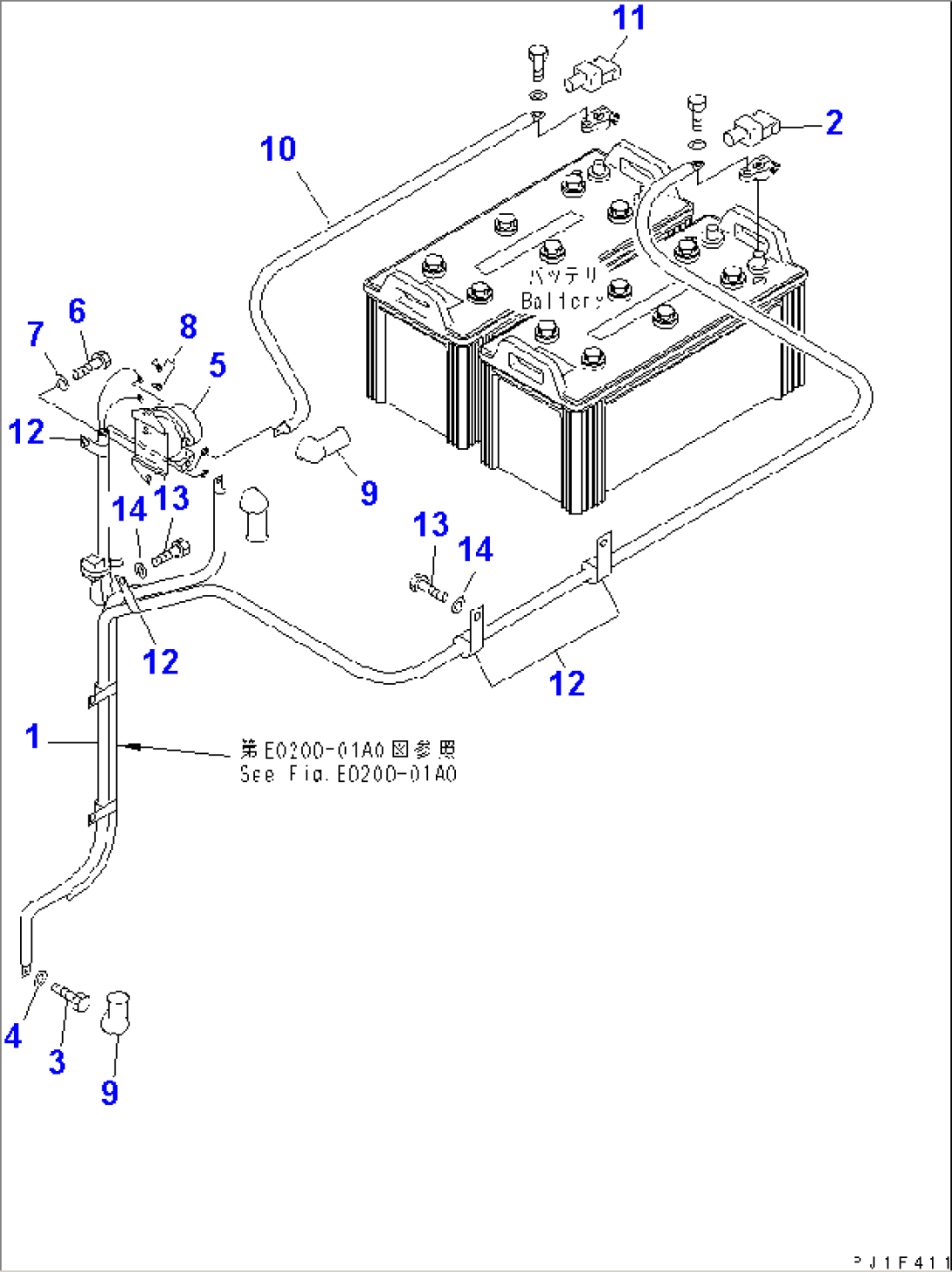 ELECTRICAL SYSTEM (BATTERY HARNESS)