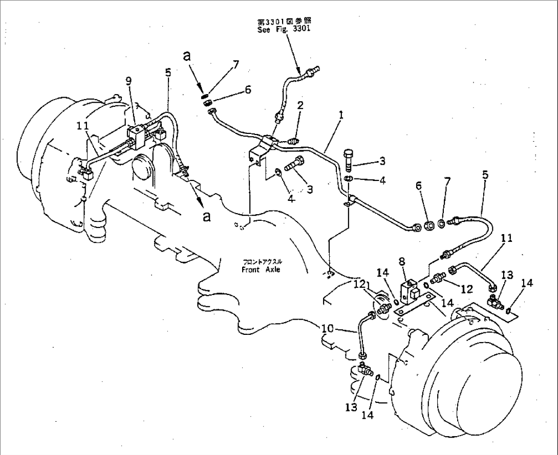 BRAKE PIPING (FRONT LINE)