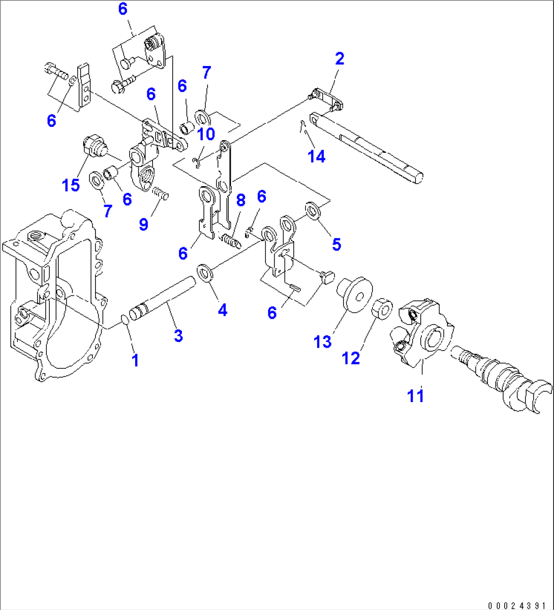 FUEL INJECTION PUMP (GOVERNOR) (2/2) (INNER PARTS)