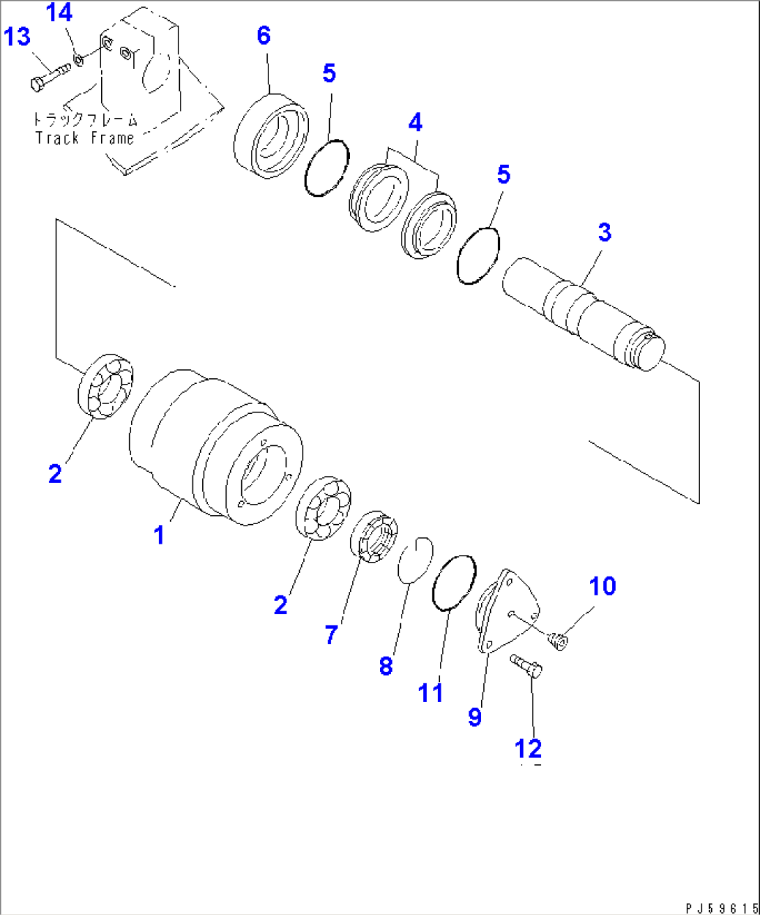 CARRIER ROLLER(#11001-11002)