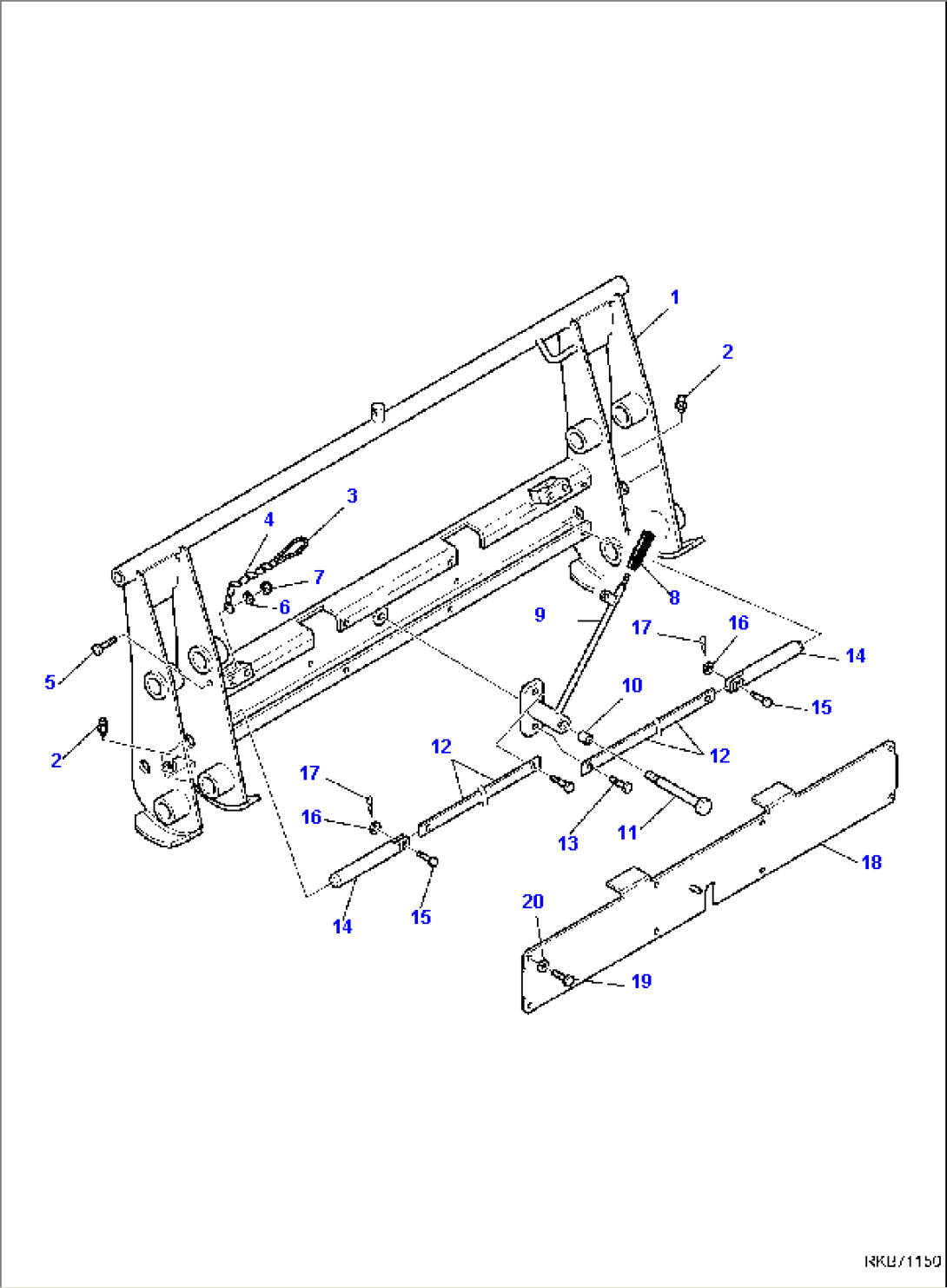 HYDRAULIC QUICK COUPLING (FOR 4 IN 1 BUCKET) (TUV)
