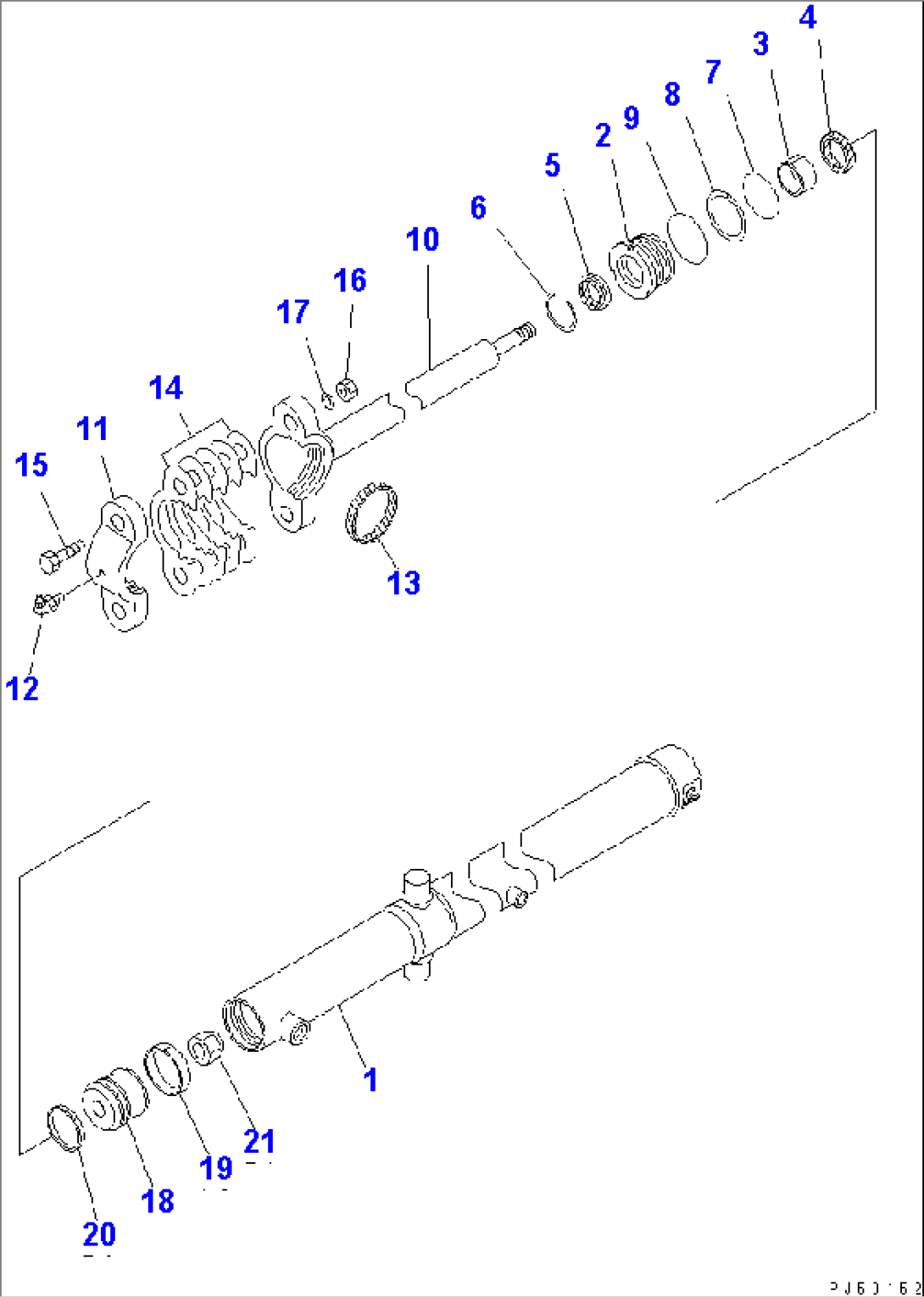 BLADE LIFT CYLINDER(#10001-10028)