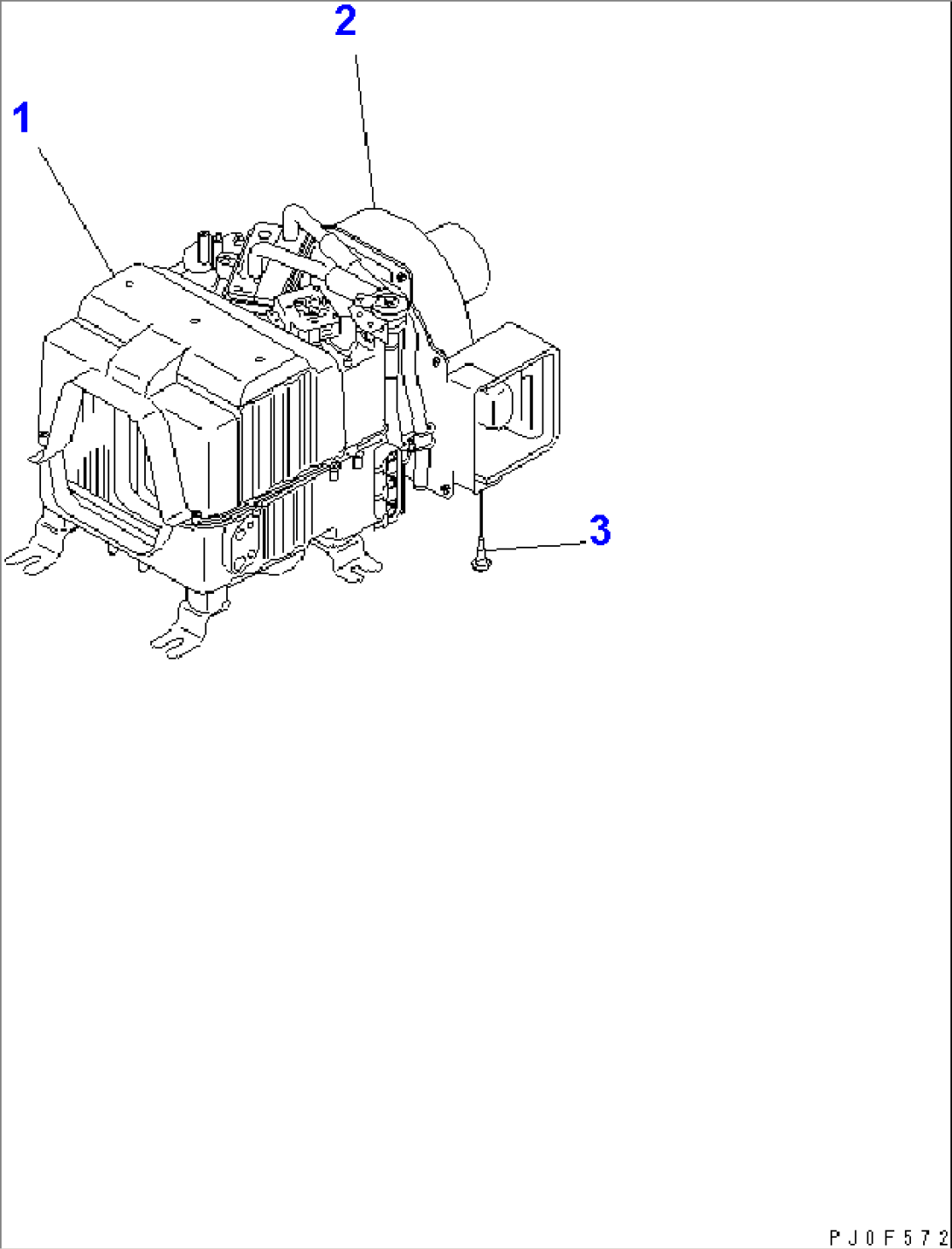 AIR CONDTIONER UNIT (INNER PARTS)