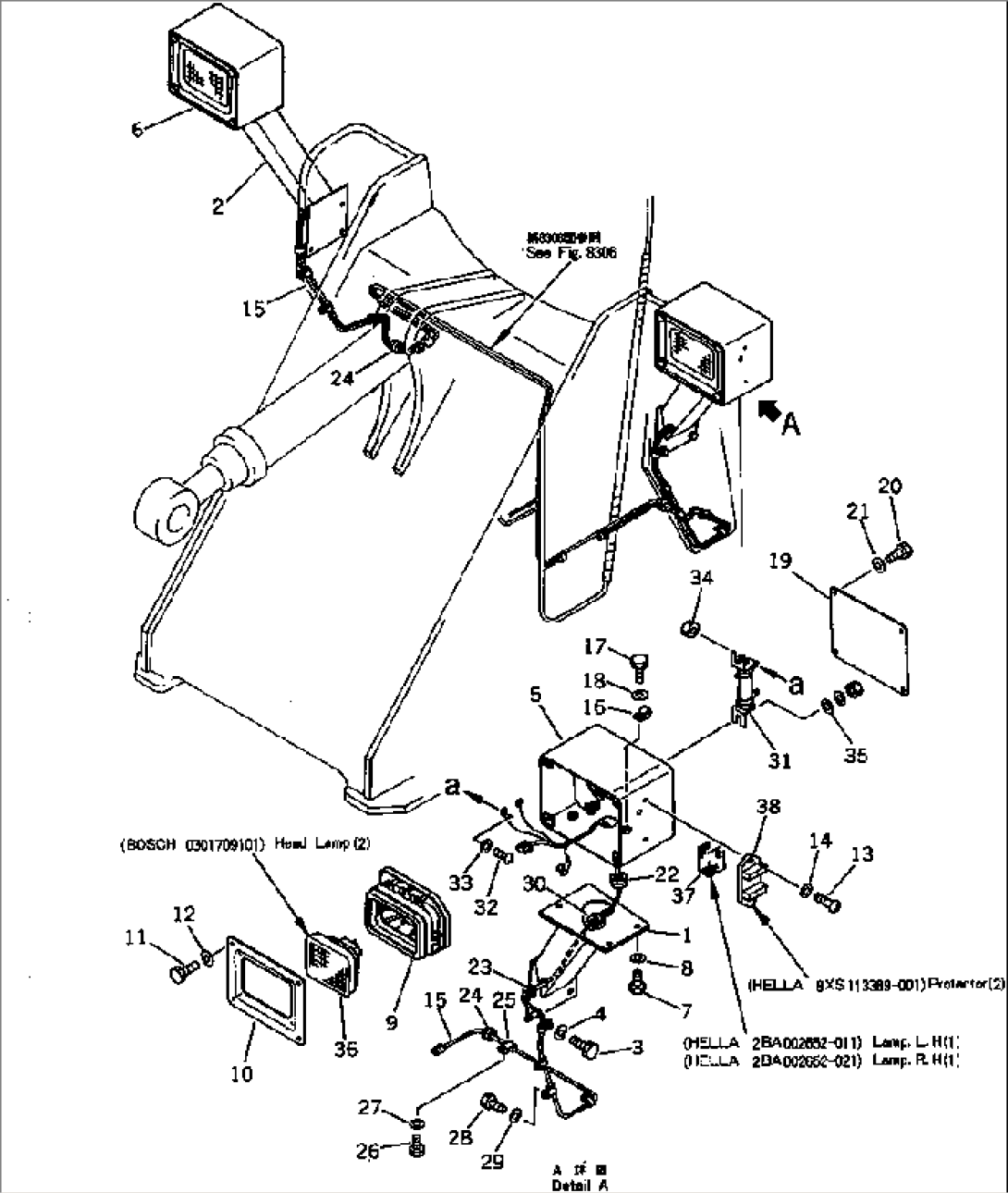 ELECTRICAL SYSTEM (FRONT LAMP) (TBG/ABE SPEC.)(#10001-19999)