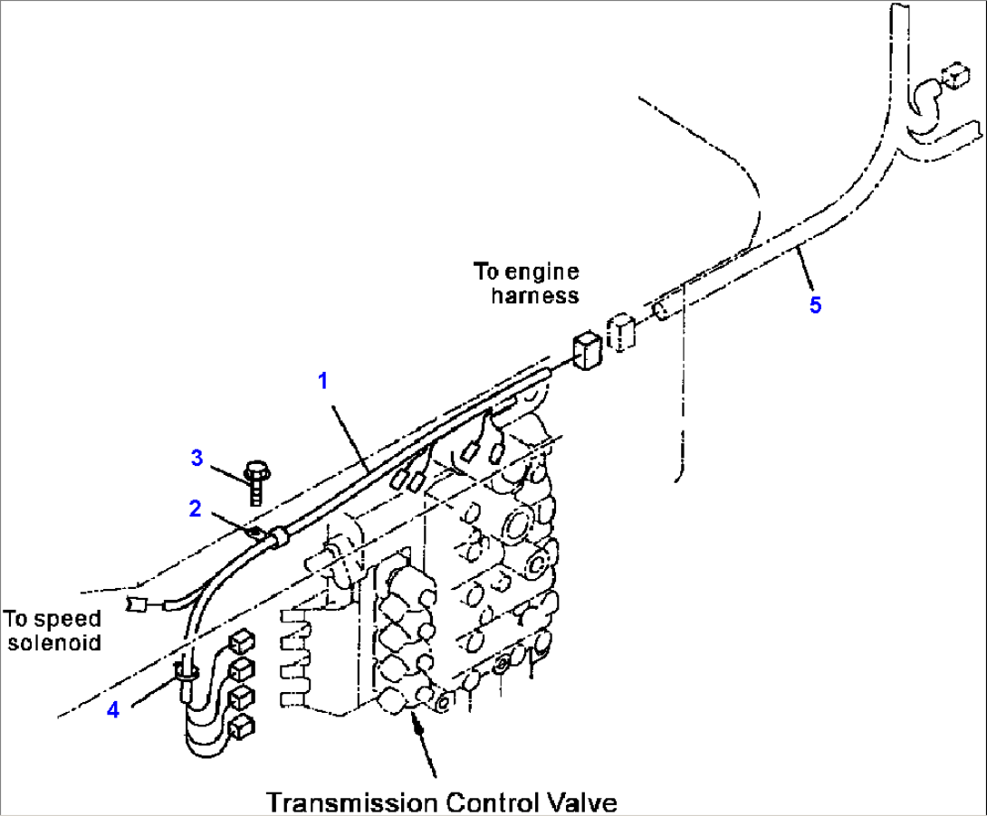 FIG. F4300-03A0 TRANSMISSION - WIRING HARNESS