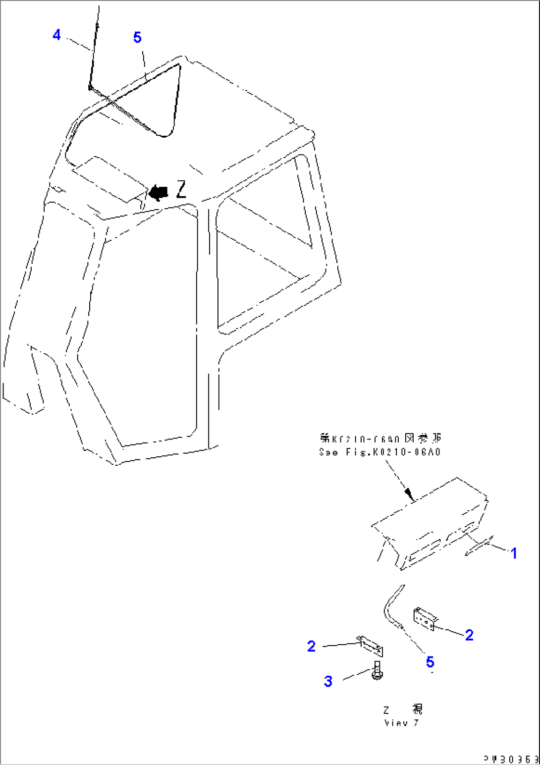 CAB (RADIO LESS) (REGULATION OF EC INCLUSION)(#B20001-B20286)