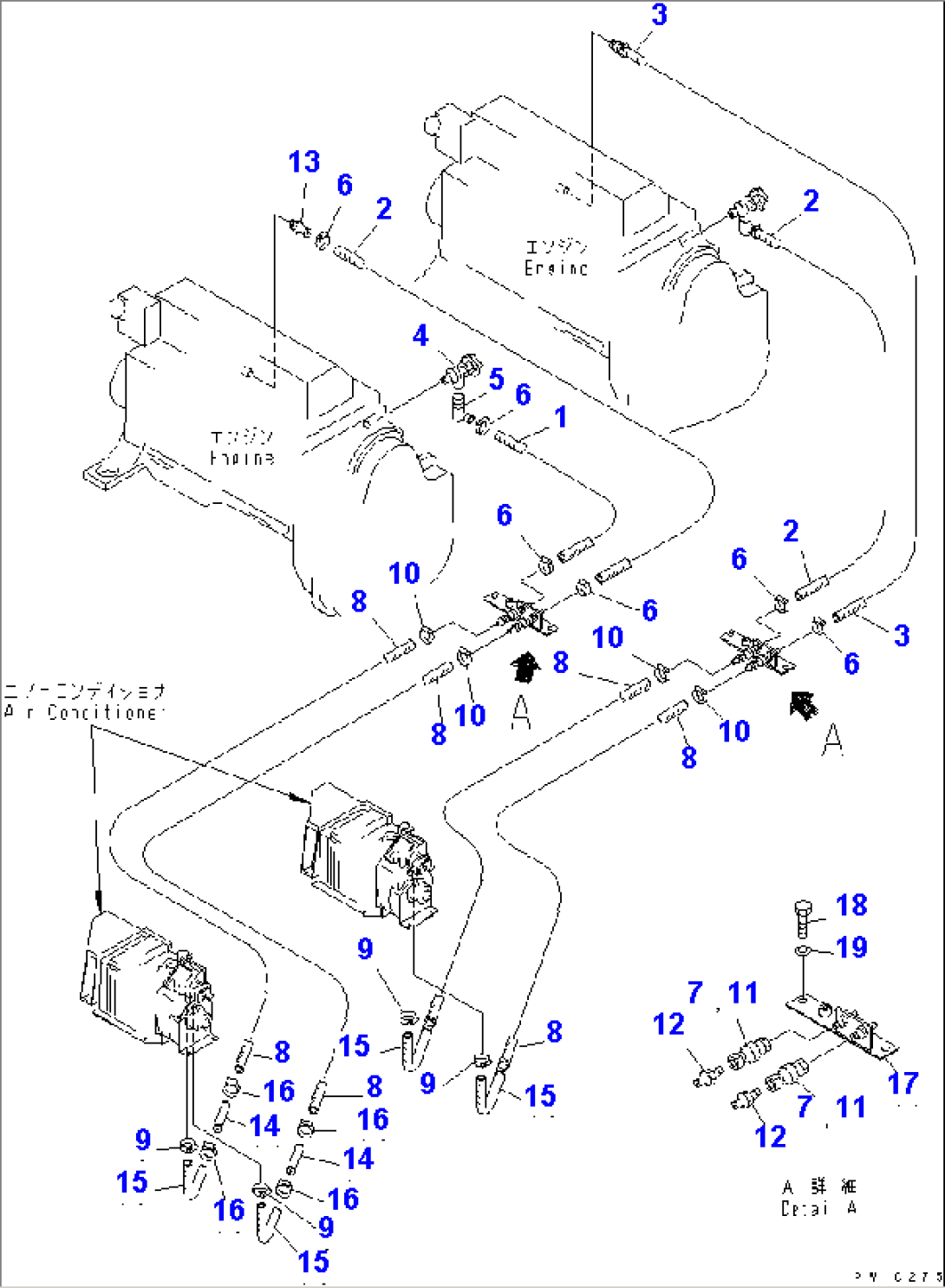 AIR CONDITIONER (HEATER LINE)(#10002-10999)
