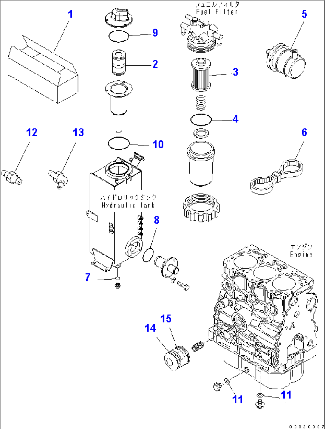 SPARE PARTS (EXCEPT JAPAN)
