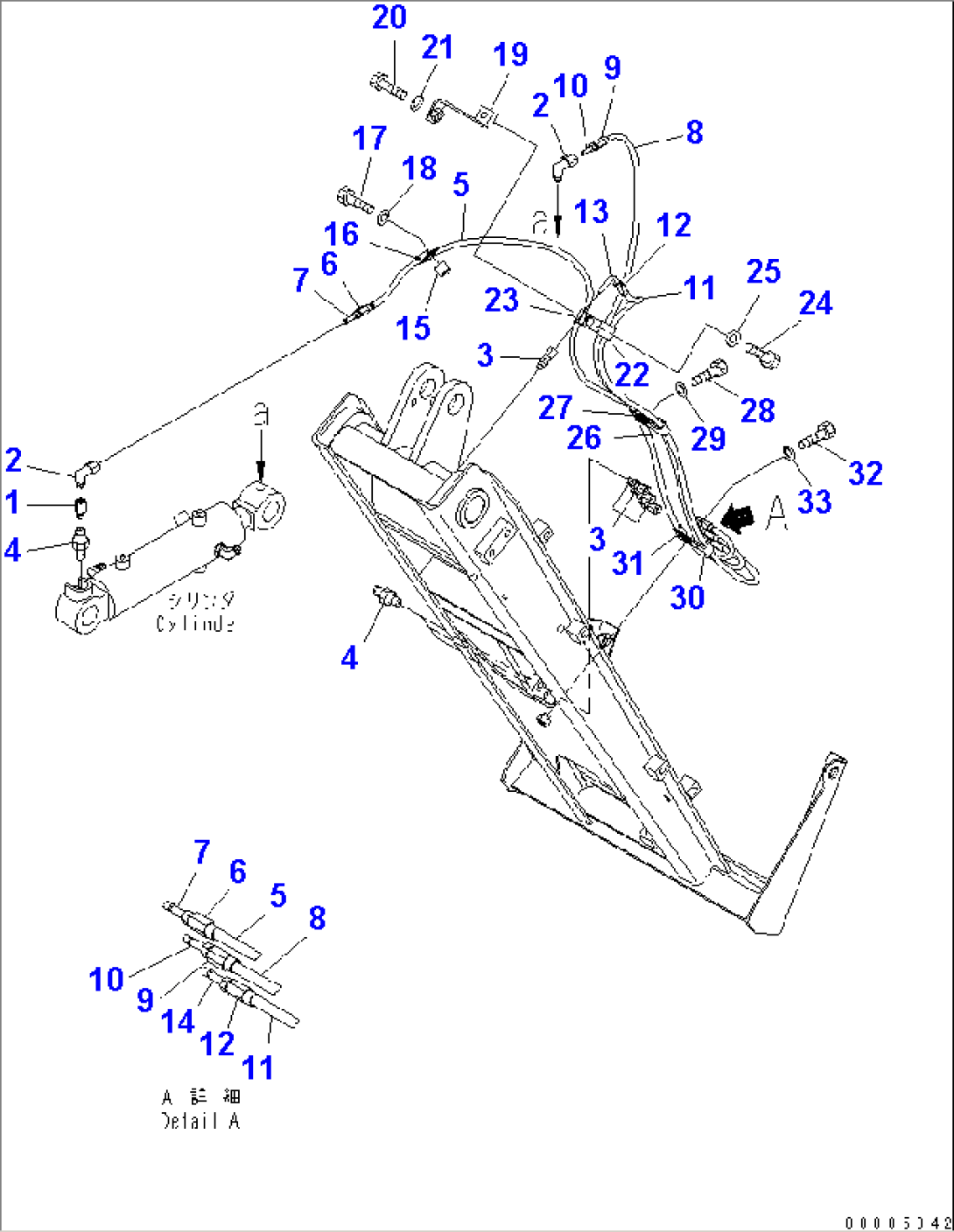 SERVICE CENTER (MAIN PARTS) (LUBRICATING LINE)(#20150-)