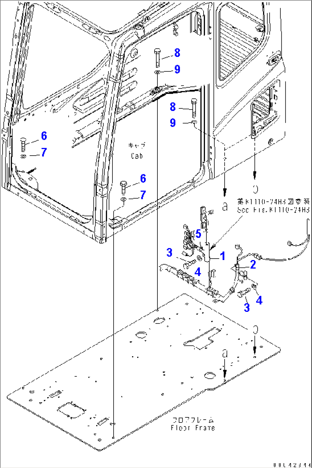FLOOR FRAME (OPERATOR