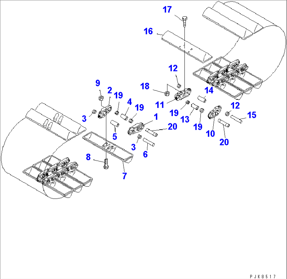 TRACK SHOE (SWAMP SPEC.)
