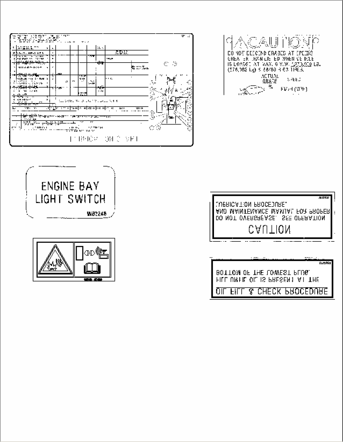 DECALS & WARNINGS 3/3