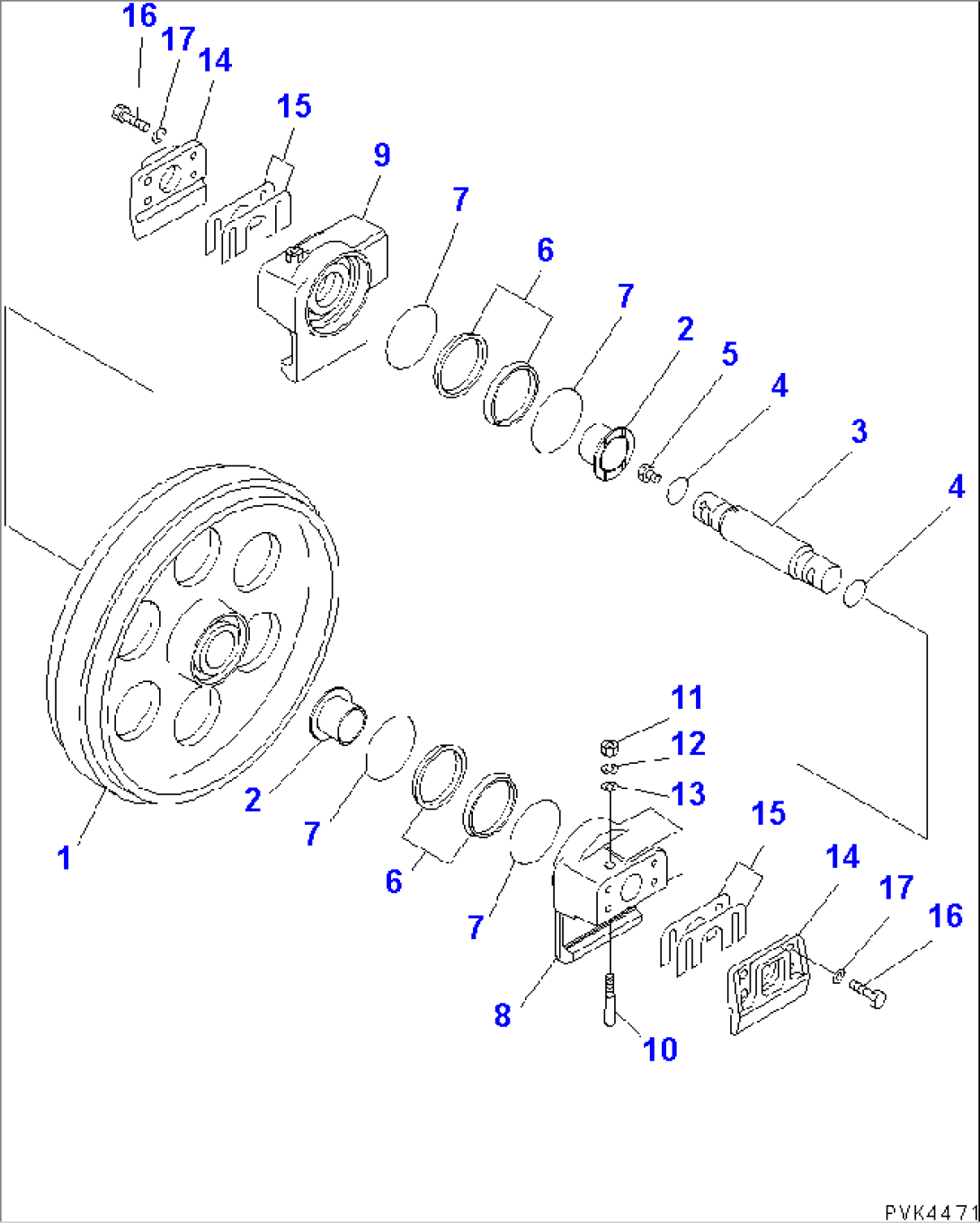 FRONT IDLER(#41184-)