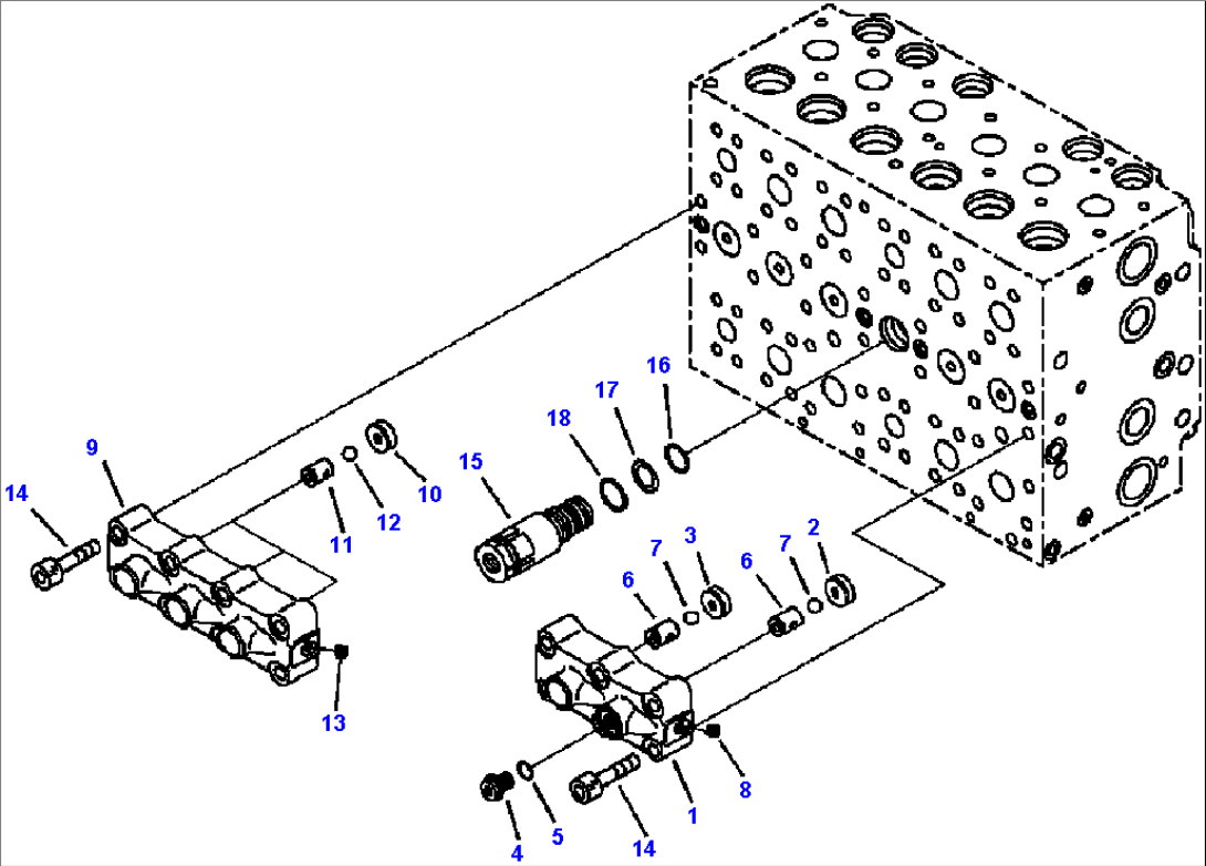 H0120-60A0 MAIN CONTROL VALVE LS DIVIDER VALVE
