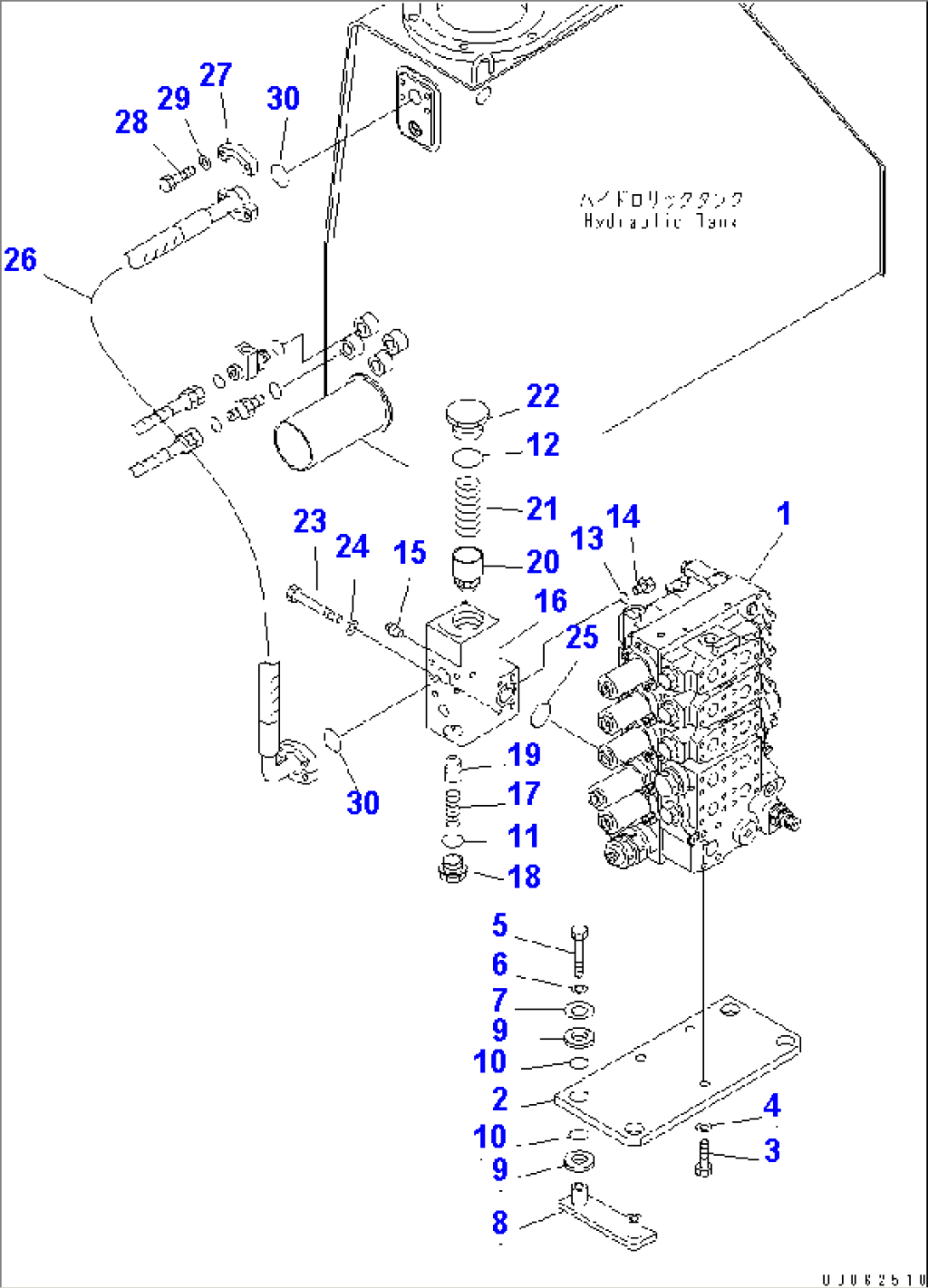 FENDER (C.L.S.S. VALVE AND MOUNT) (FOR DUAL TILT PITCH DOZER)(#35001-)