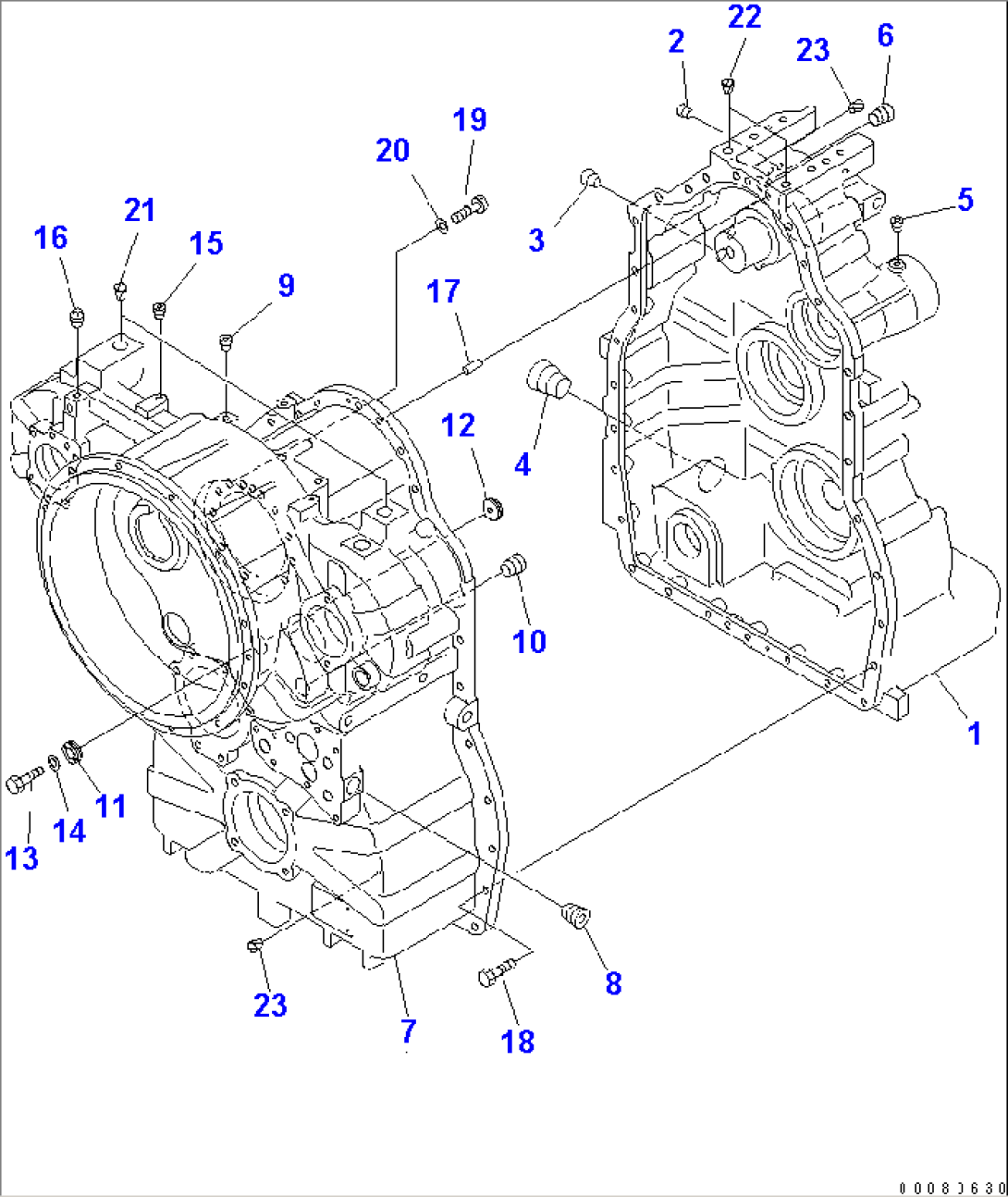 TRANSMISSION (CASE) (EU NOISE REGULATION ARRANGEMENT 2)(#11162-)