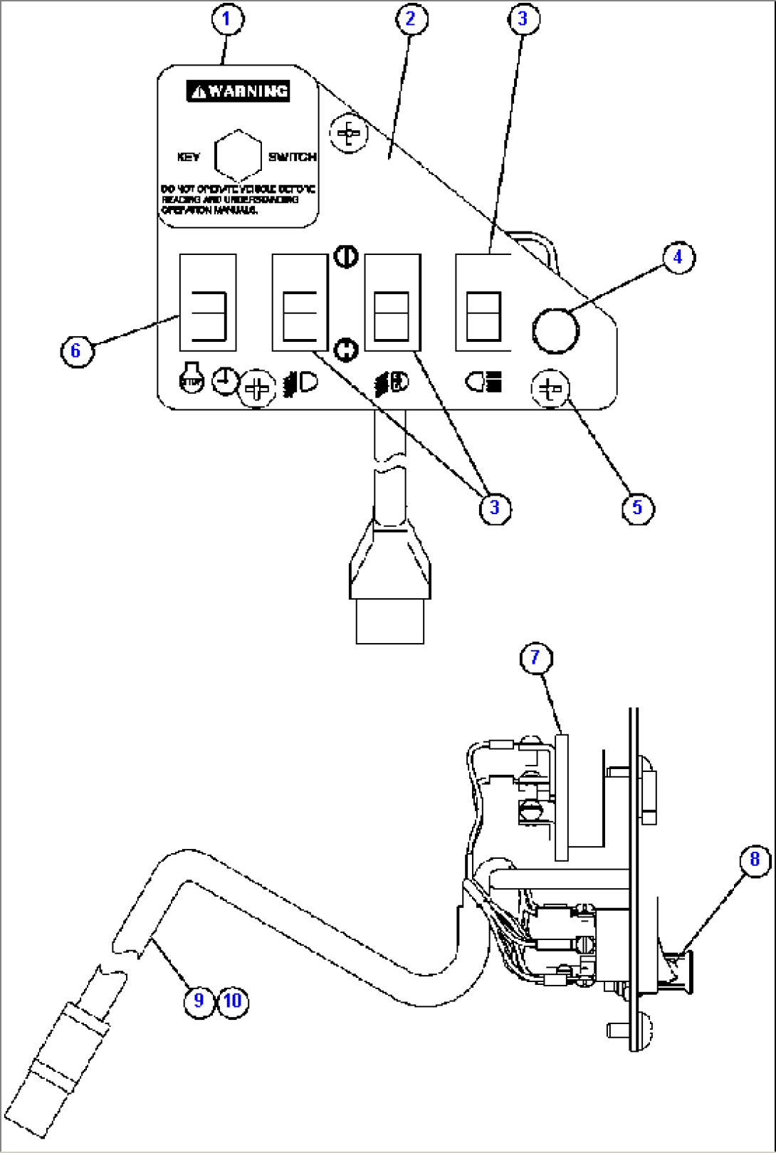 LOWER R.H. DASH MODULE (SM5296)