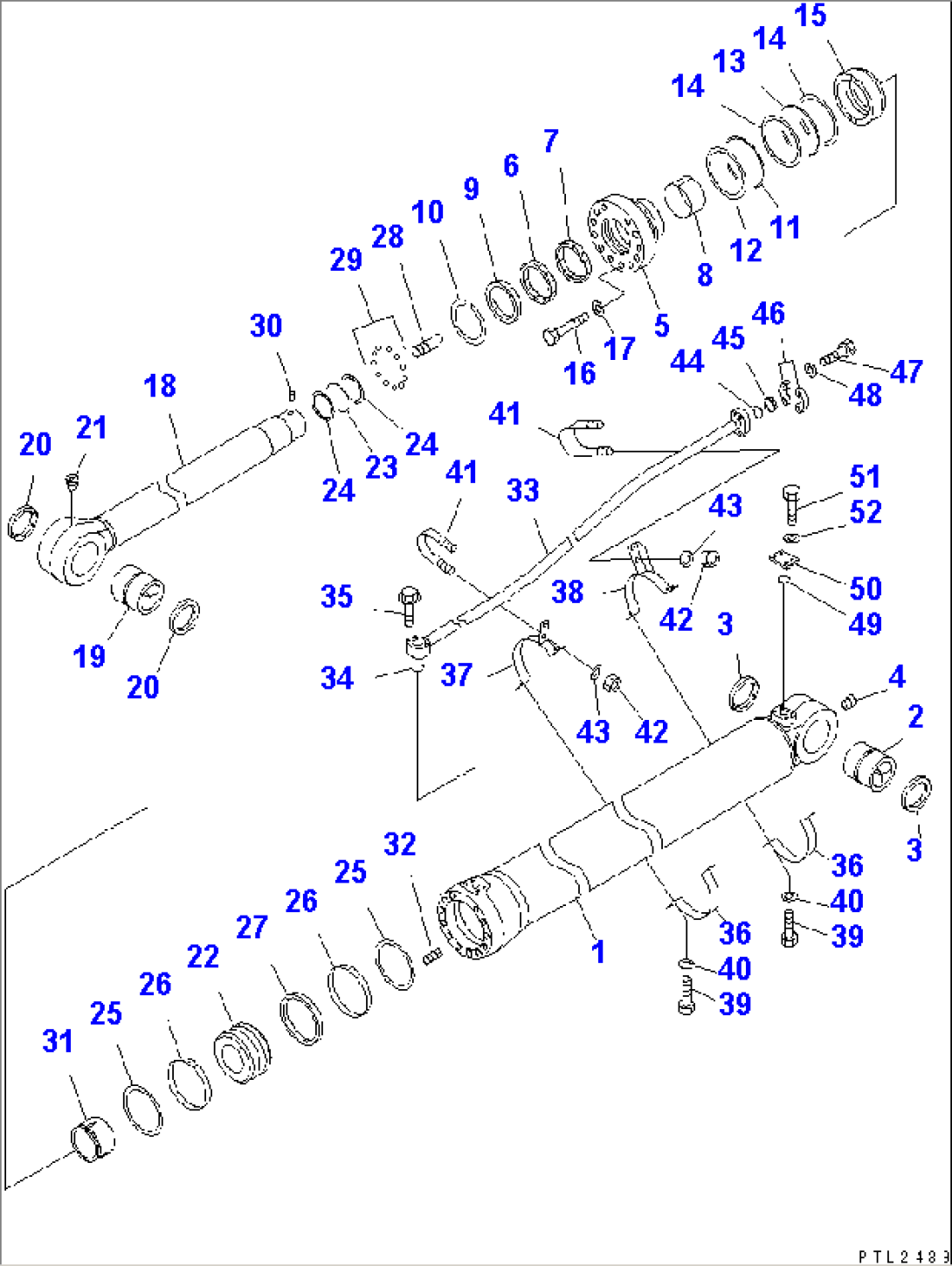 ARM CYLINDER (FOR 7.1M BOOM)(#10239-10999)