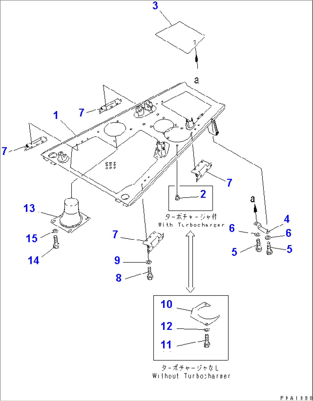 ENGING HOOD (WITH INTAKE/EXHAUST EXTENTION) (WITHOUT CAB)