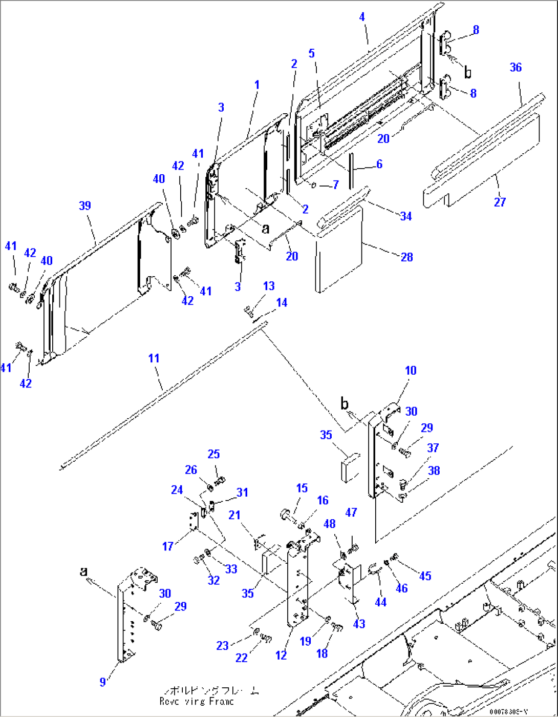 RIGHT SIDE DOOR (MACHINE CAB) (#K50650-)