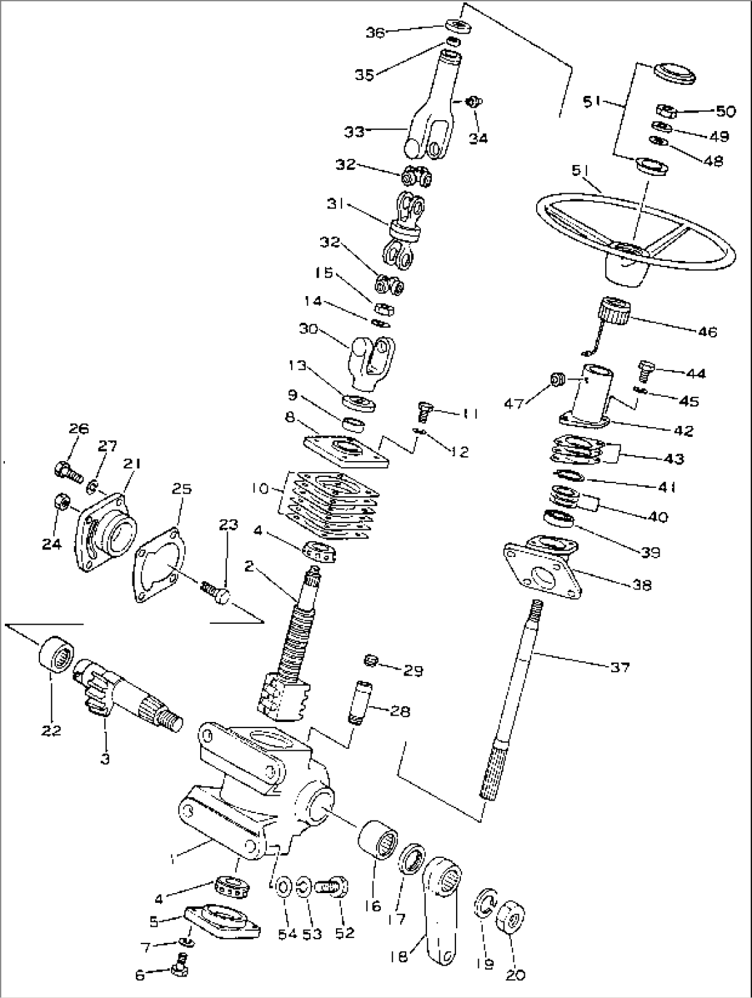 STEERING WHEEL AND GEAR