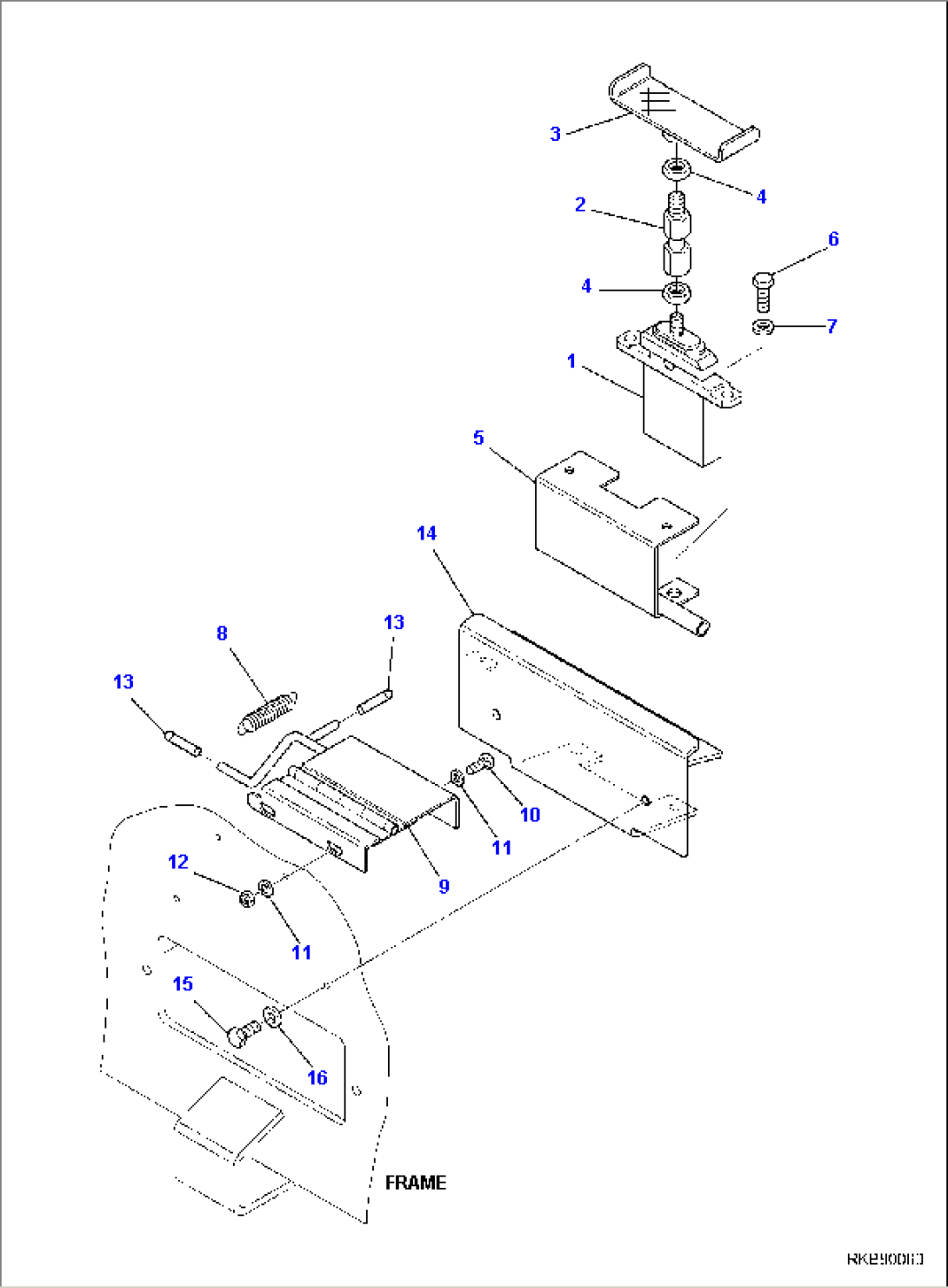 ATTACHMENT CONTROL PEDAL