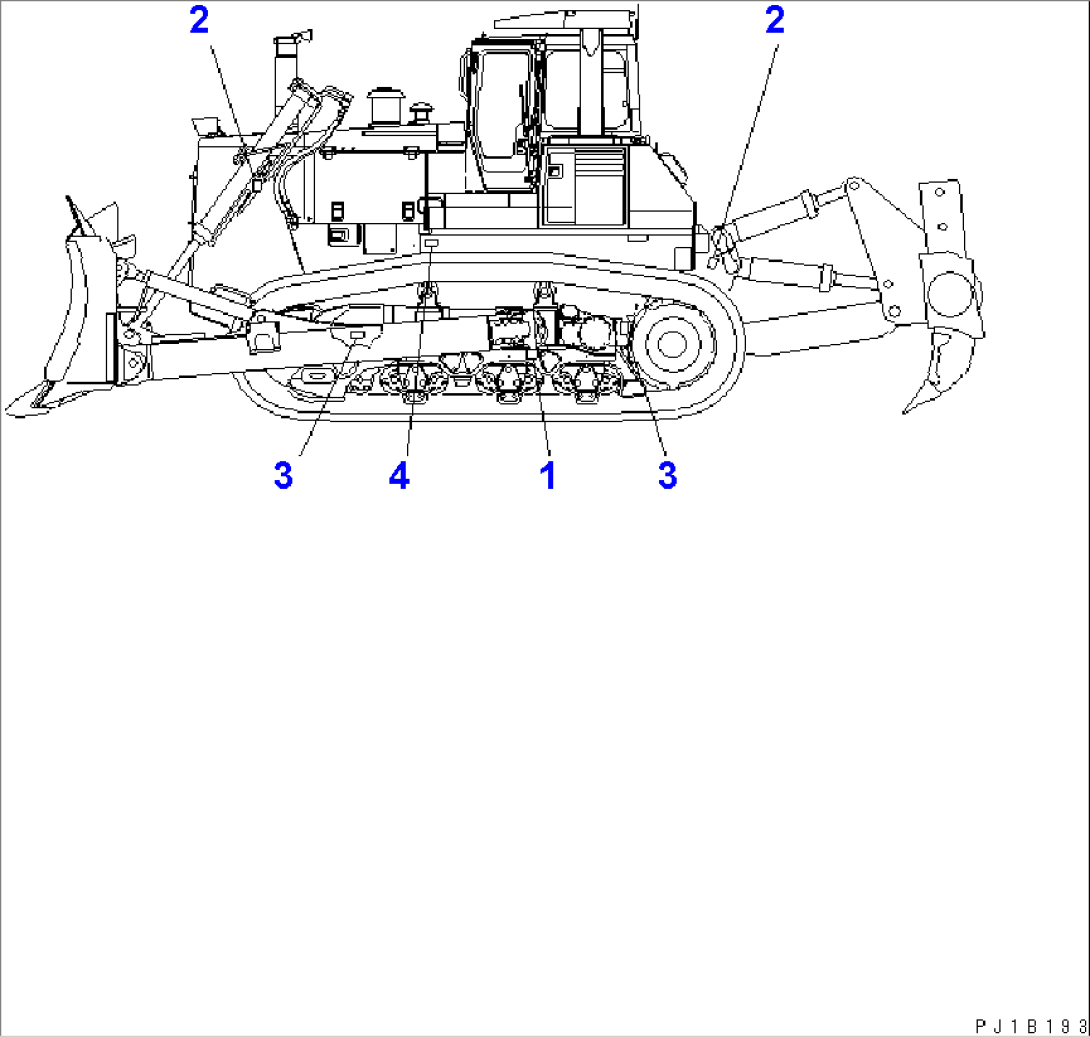 MARKS AND PLATES (CENTER OF GRAVITY)