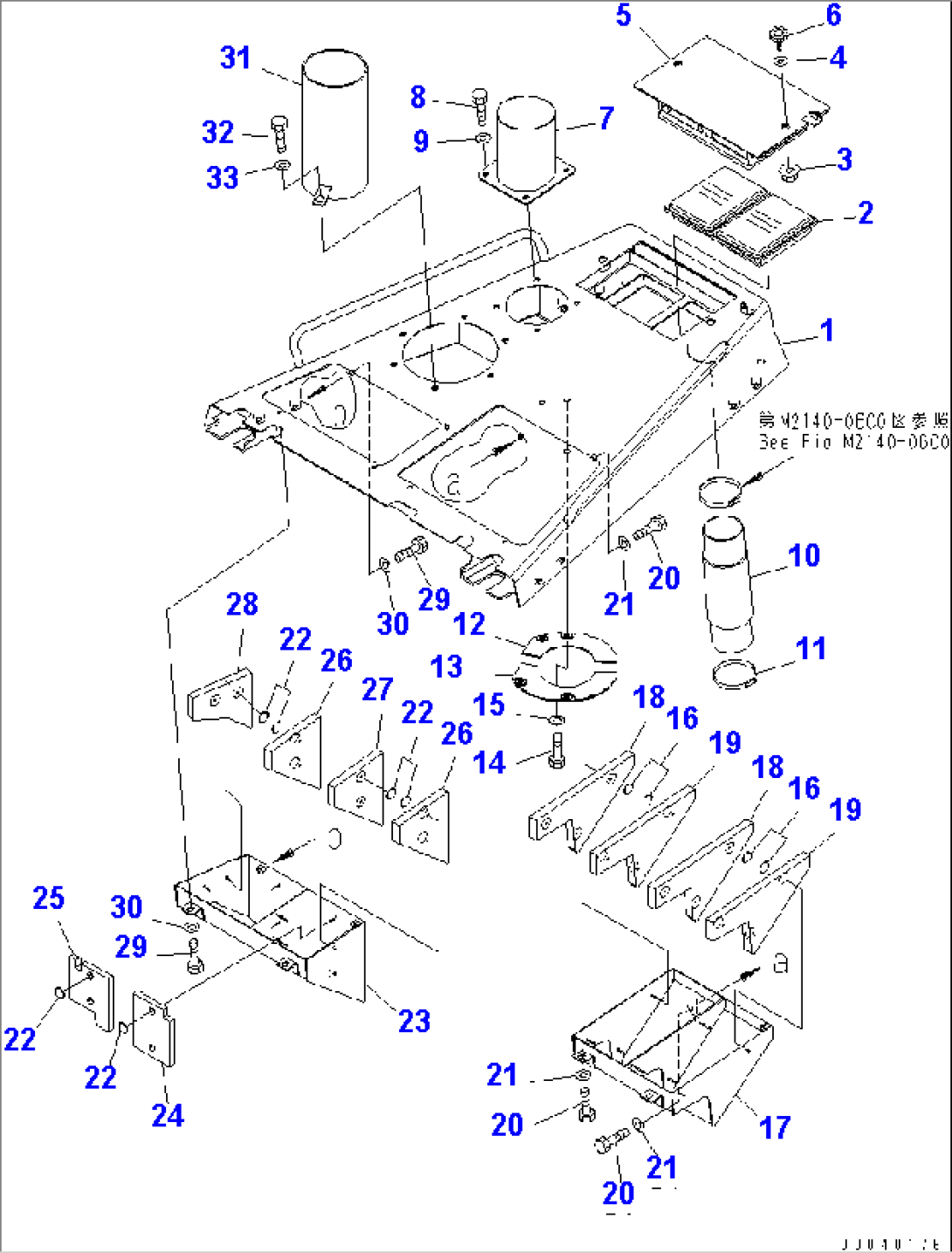 ENGINE HOOD (EU NEW NOISE REDUCTION ARRANGEMENT 2)(#1201-)