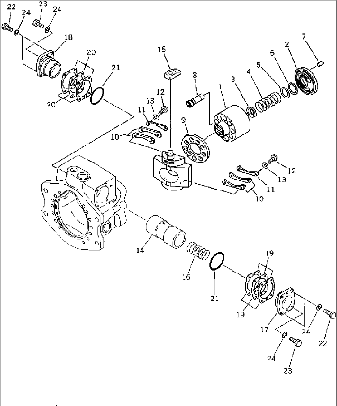 HYDRAULIC PUMP¤ FRONT (3/6)