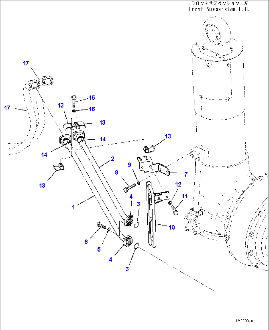 Front Brake Oil Piping, Brake Cooling Piping, L.H. (#80138-)