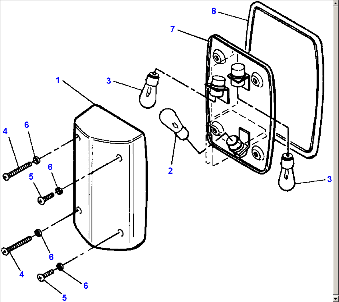 R.H. TURN SIGNAL AND PARKING LIGHT