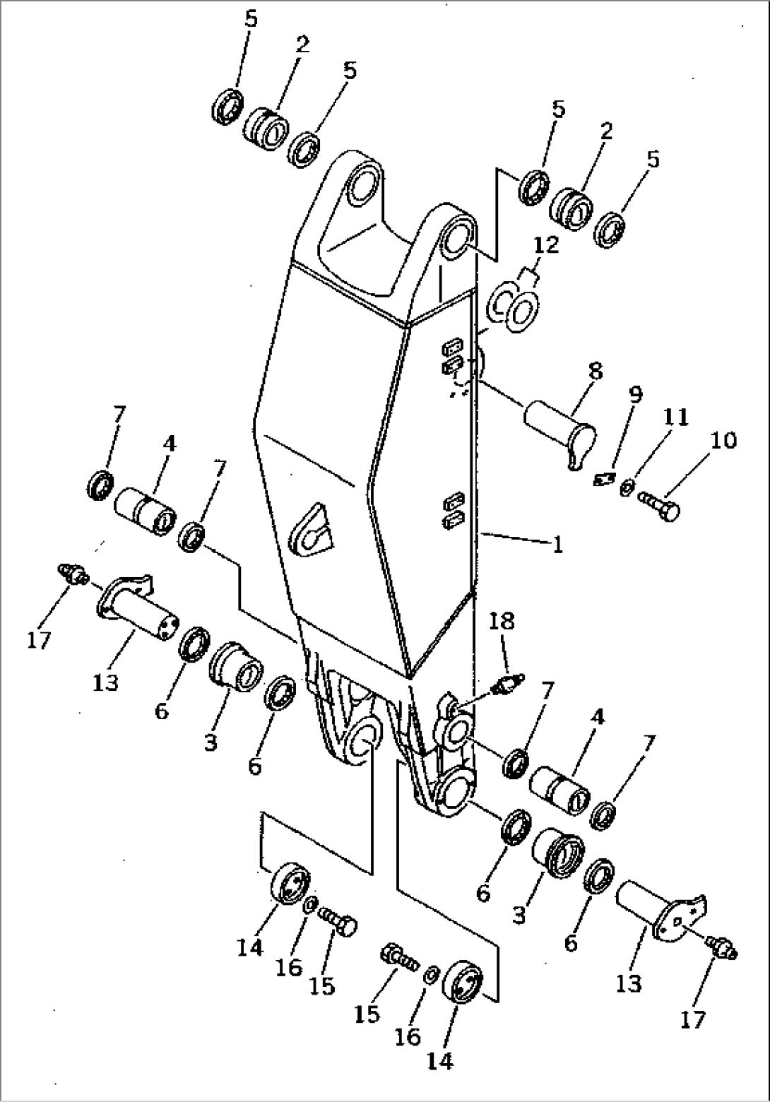 ARM (FOR BOTTOM DUMP LOADER)(#20001-)
