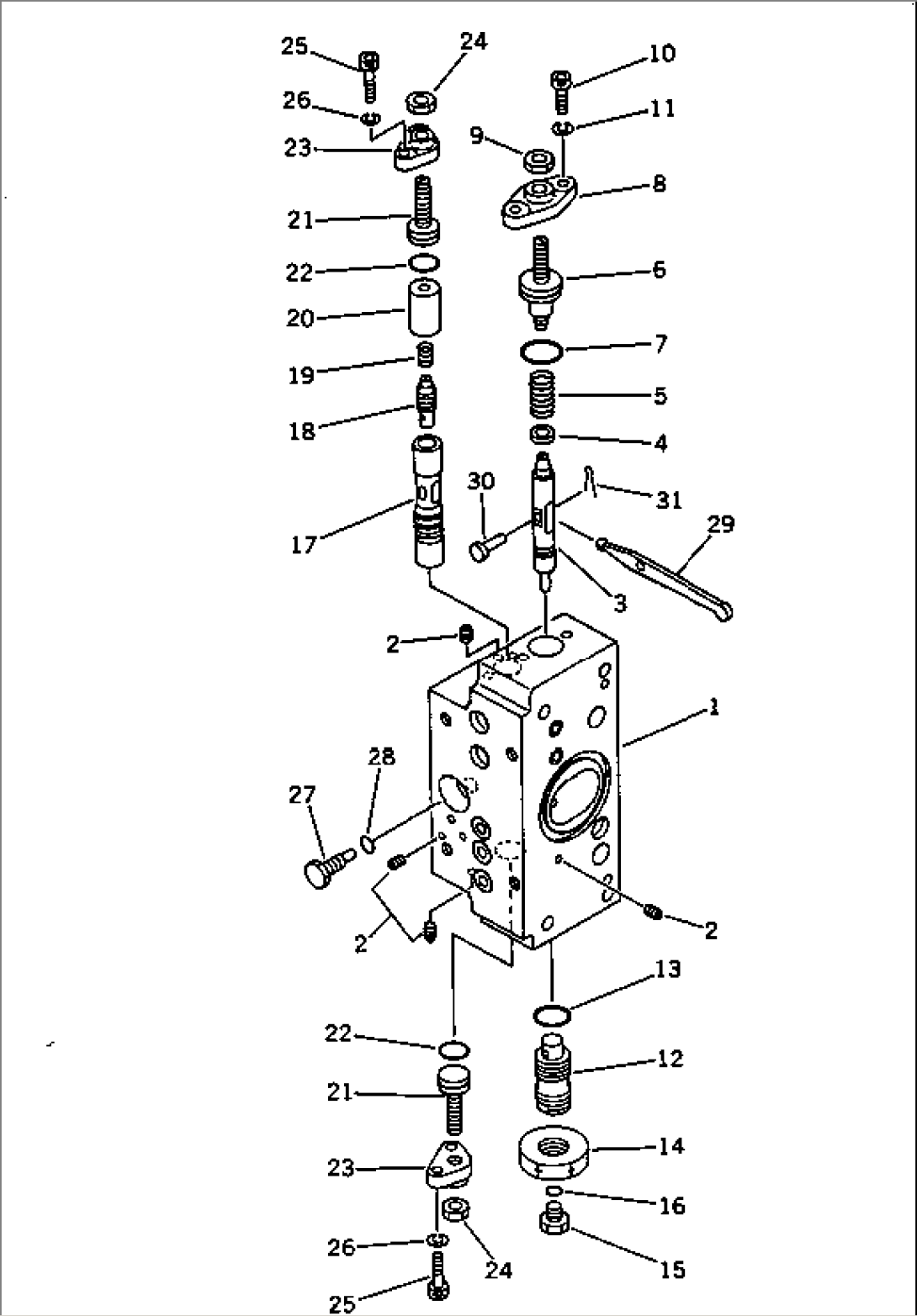 SERVO VALVE¤ REAR (2/2)(#15001-15039)