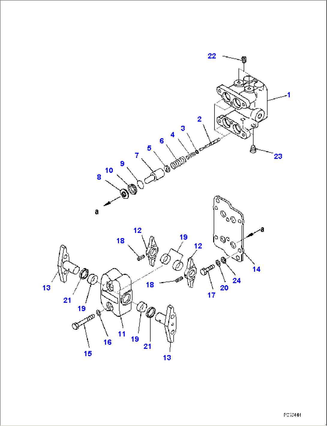Floor Frame, PPC Valve for Travel (#20001-20987)