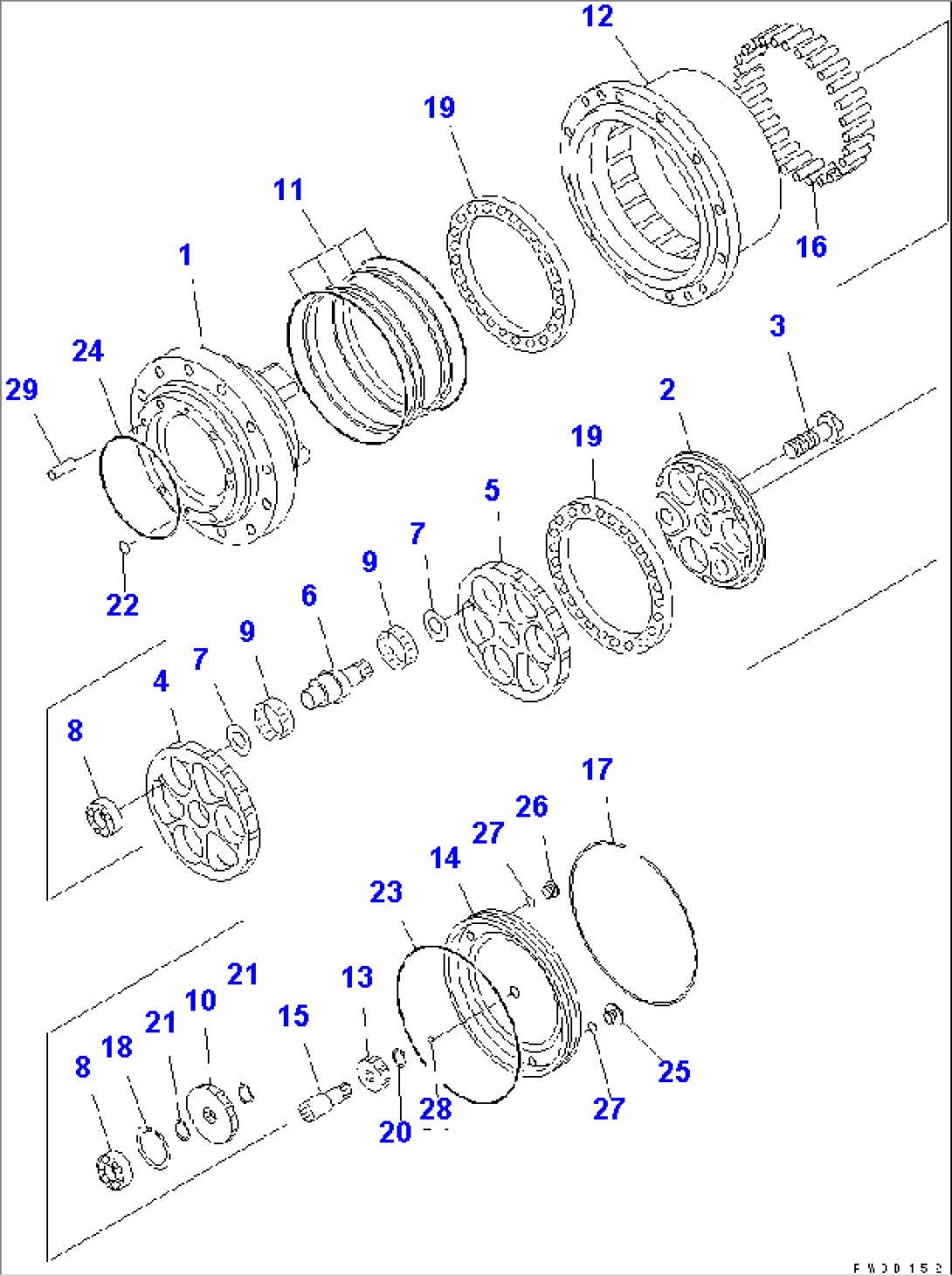 TRAVEL MOTOR (3/3)