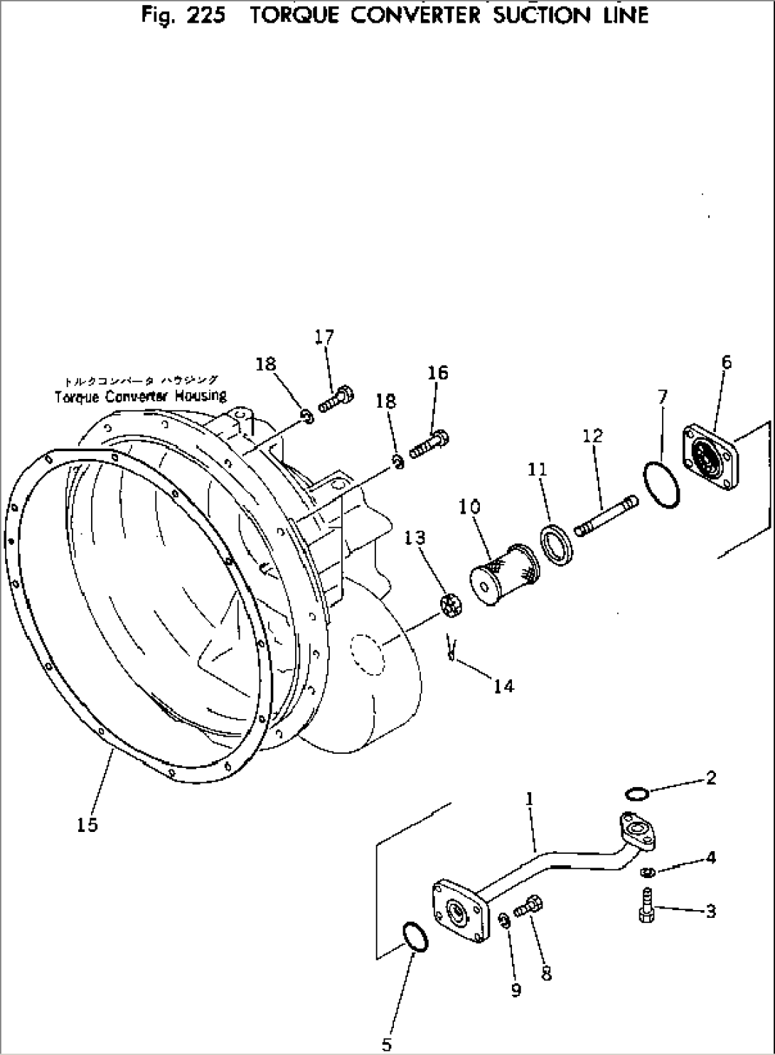 TORQUE CONVERTER SUCTION LINE
