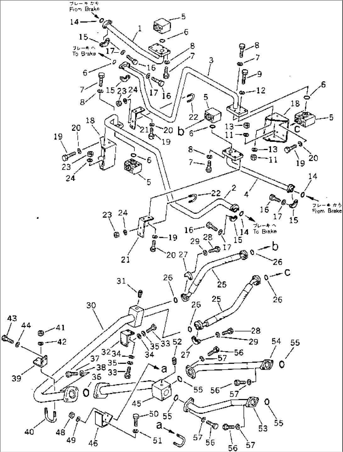 BRAKE COOLING PIPING (3/3)